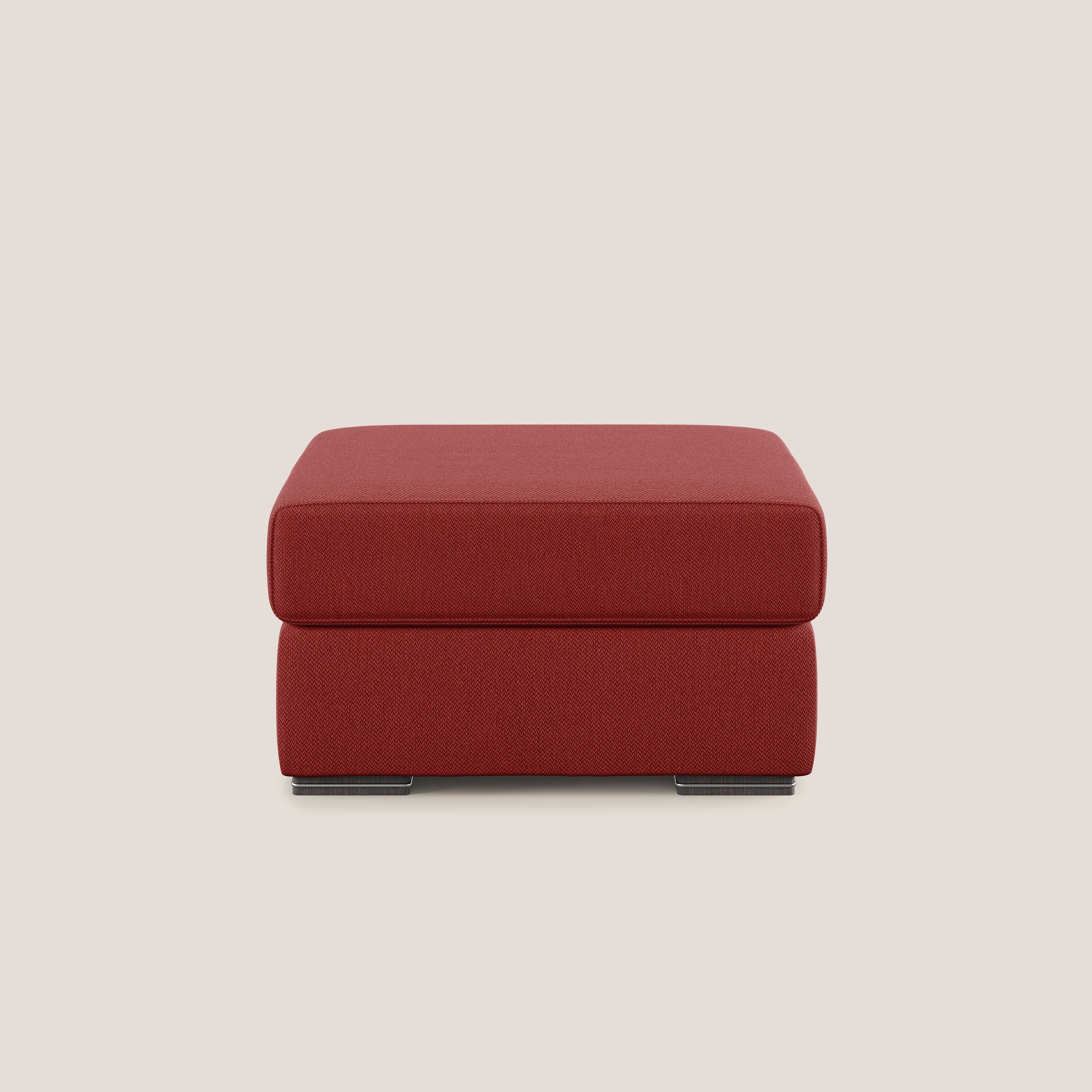 Sun pouf apribile contenitore in tessuto smacchiabile ad acqua T05 rosso - divani.store