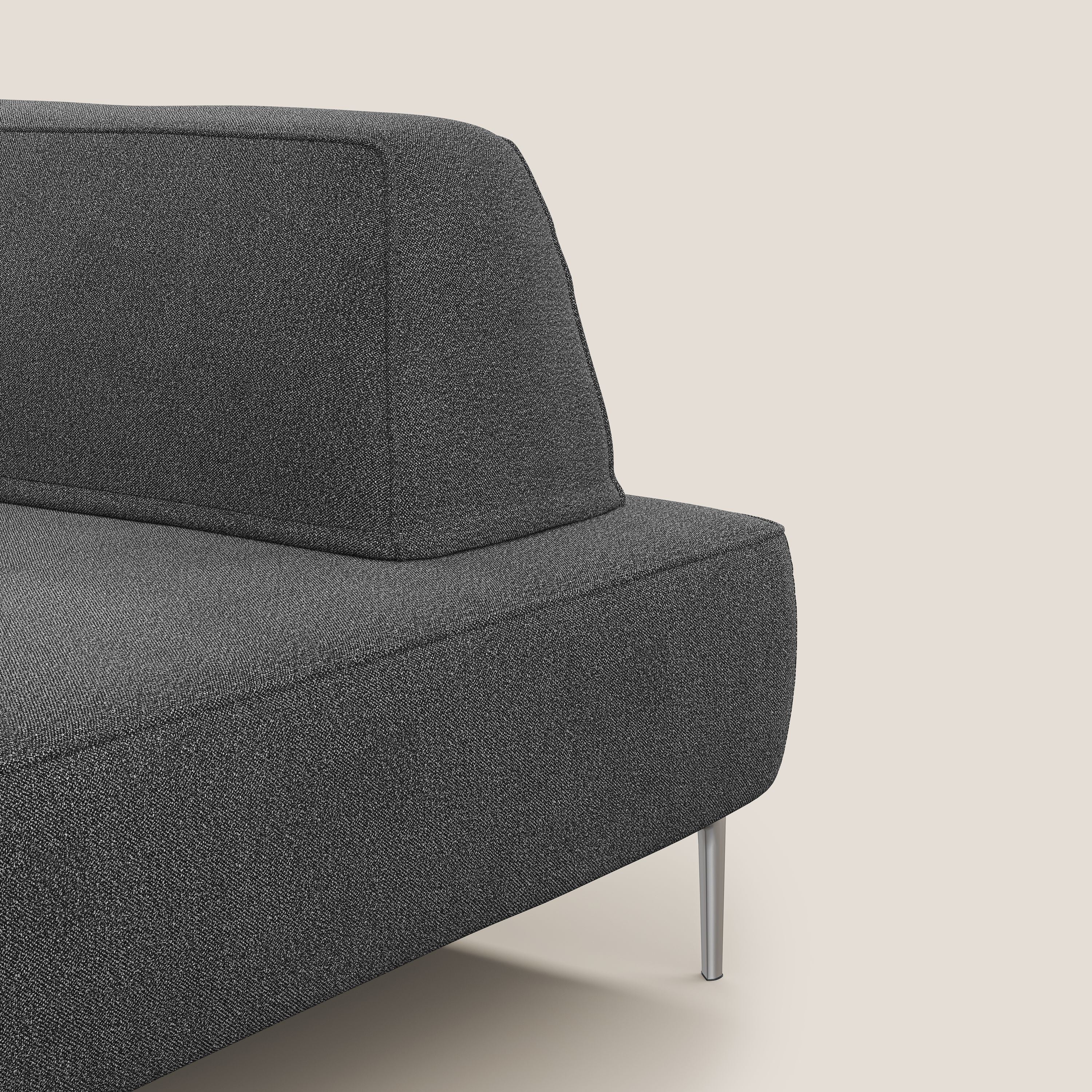 Newton poltrona modulare con schienali movibili T07 antracite - divani.store