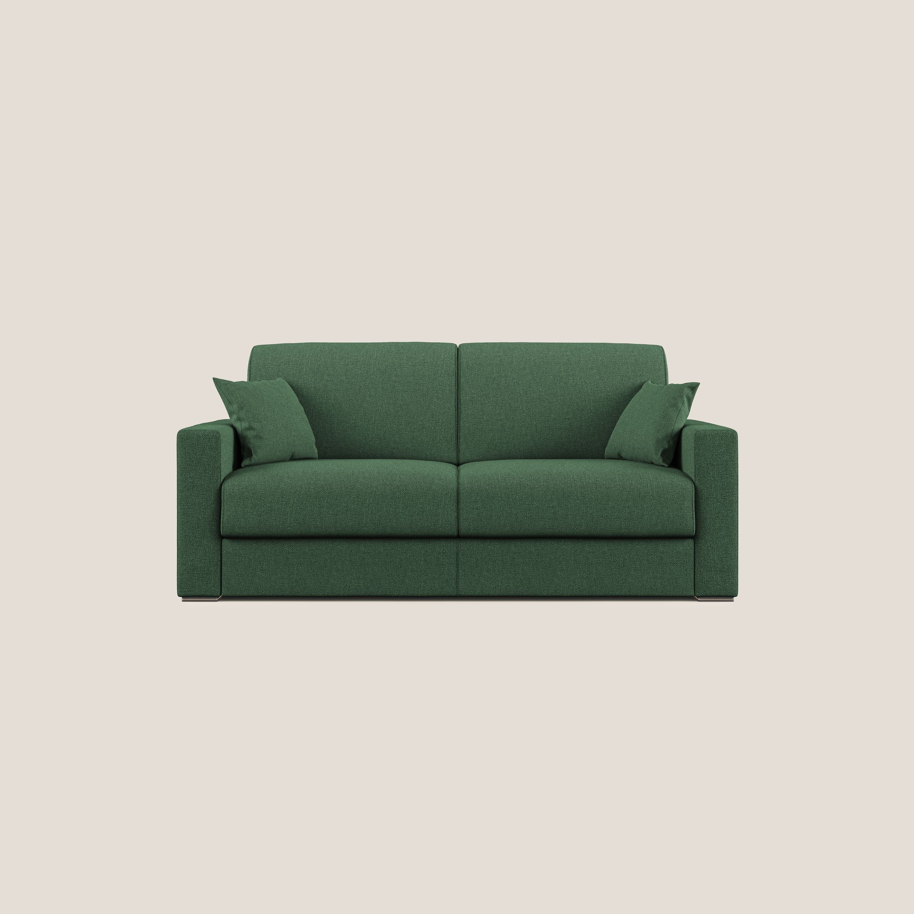Best Divano letto matrimoniale in tessuto smacchiabile QuickClean T08 verde - divani.store