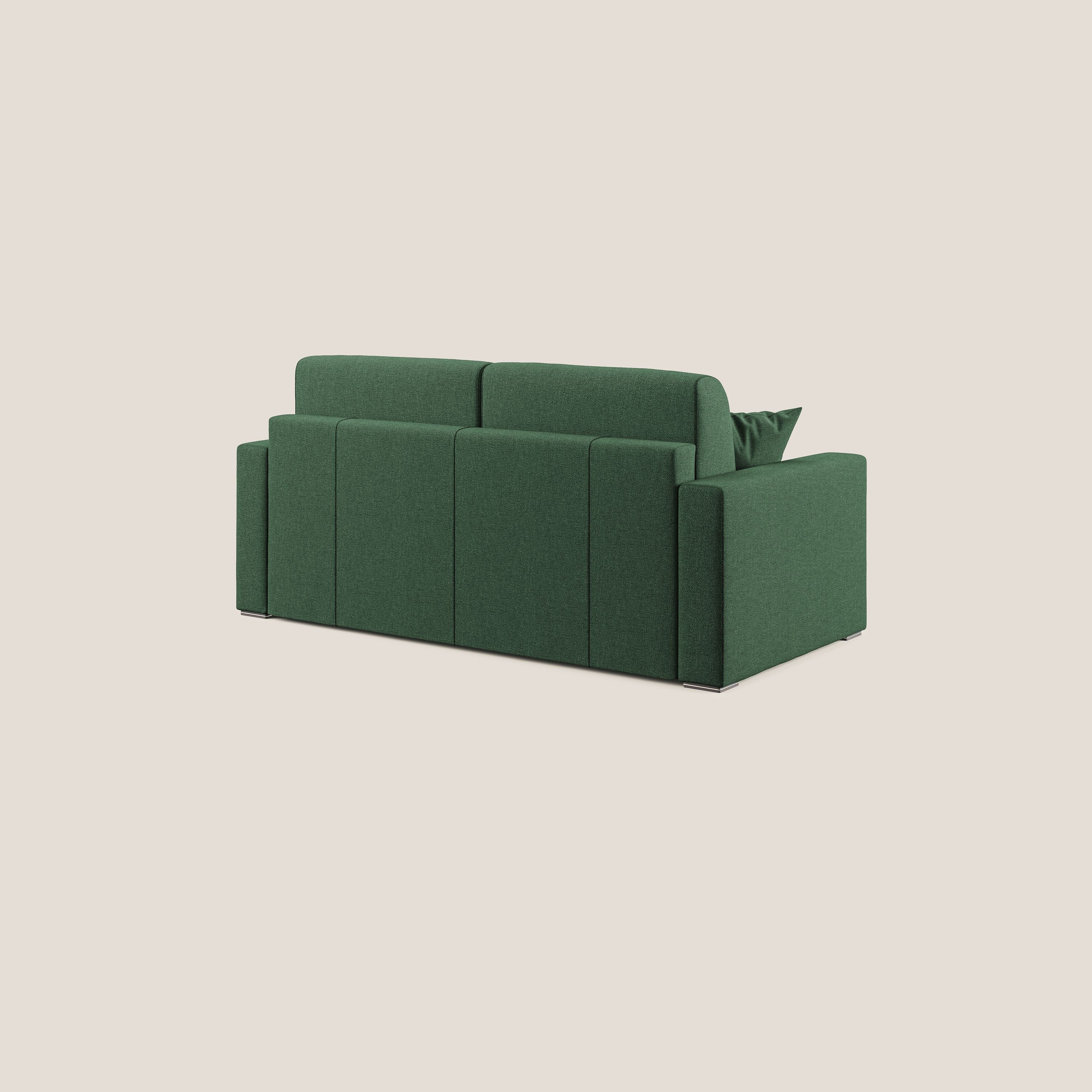 Best Divano letto matrimoniale in tessuto smacchiabile QuickClean T08 verde - divani.store