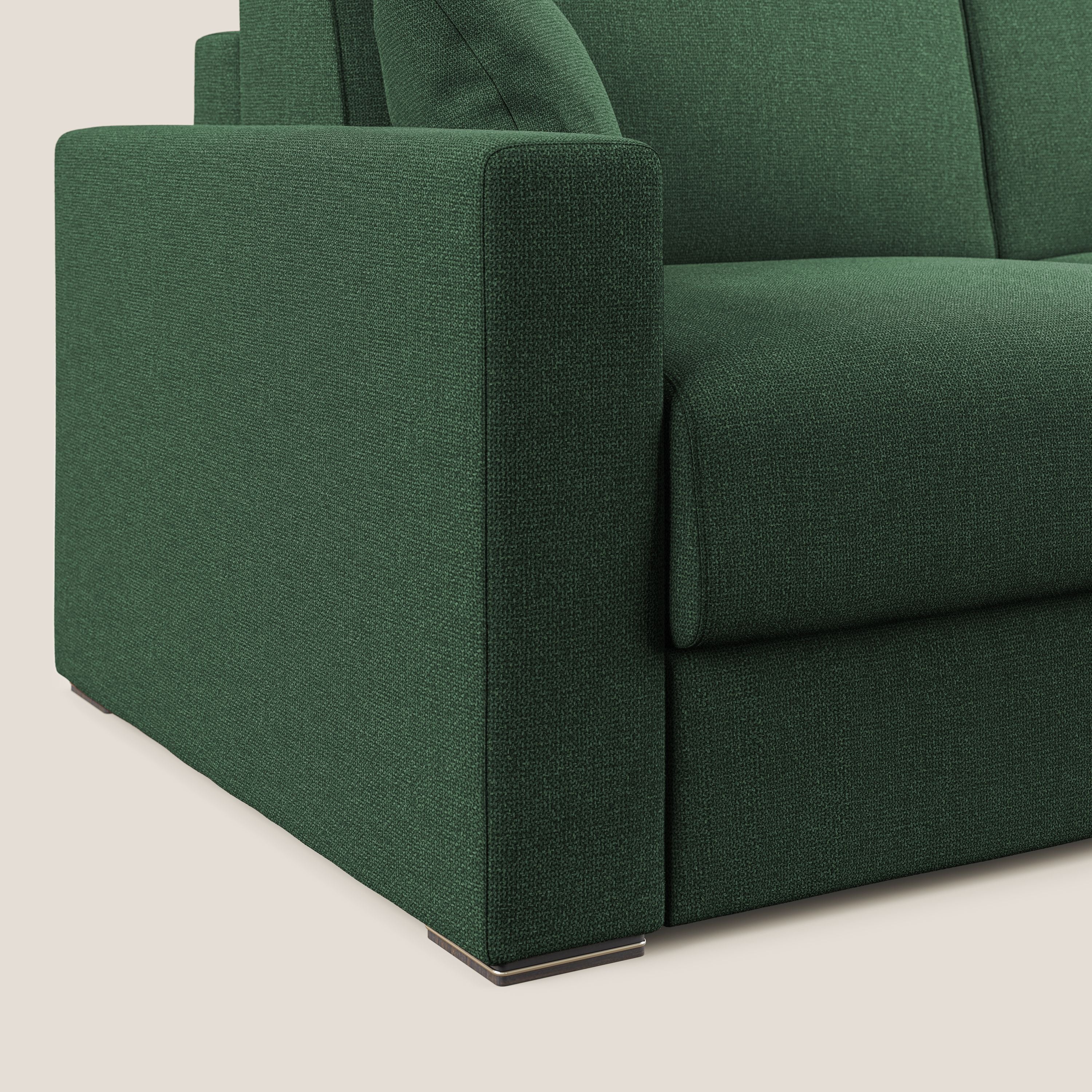 Best Divano letto matrimoniale in tessuto smacchiabile QuickClean T08 verde - divani.store