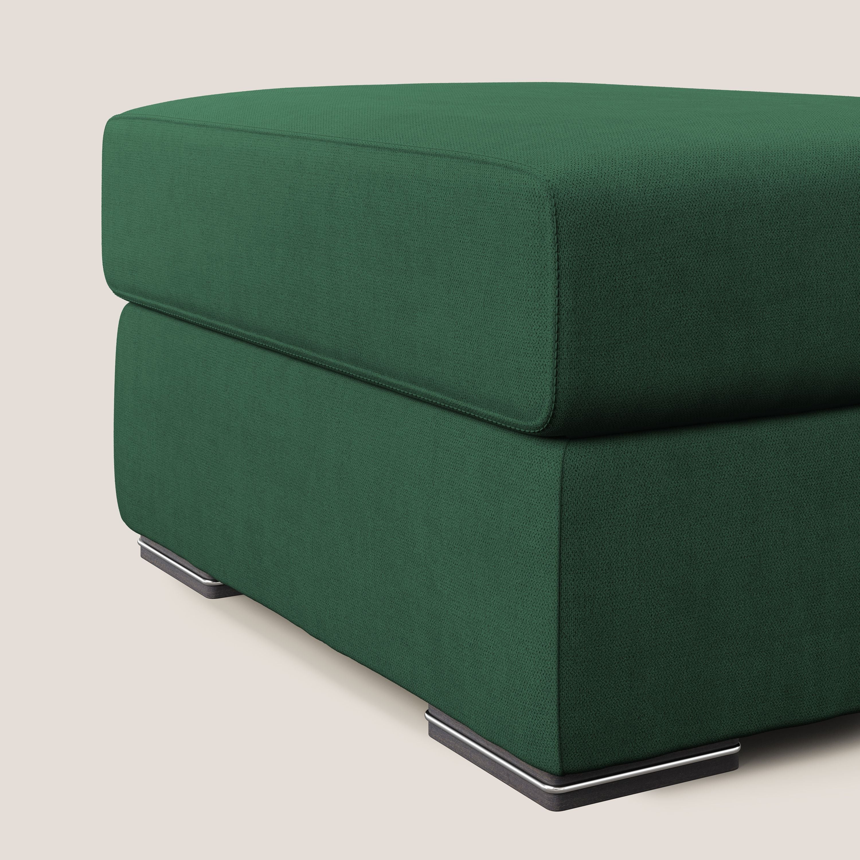 Sun pouf apribile contenitore in tessuto impermeabile T02 verde - divani.store