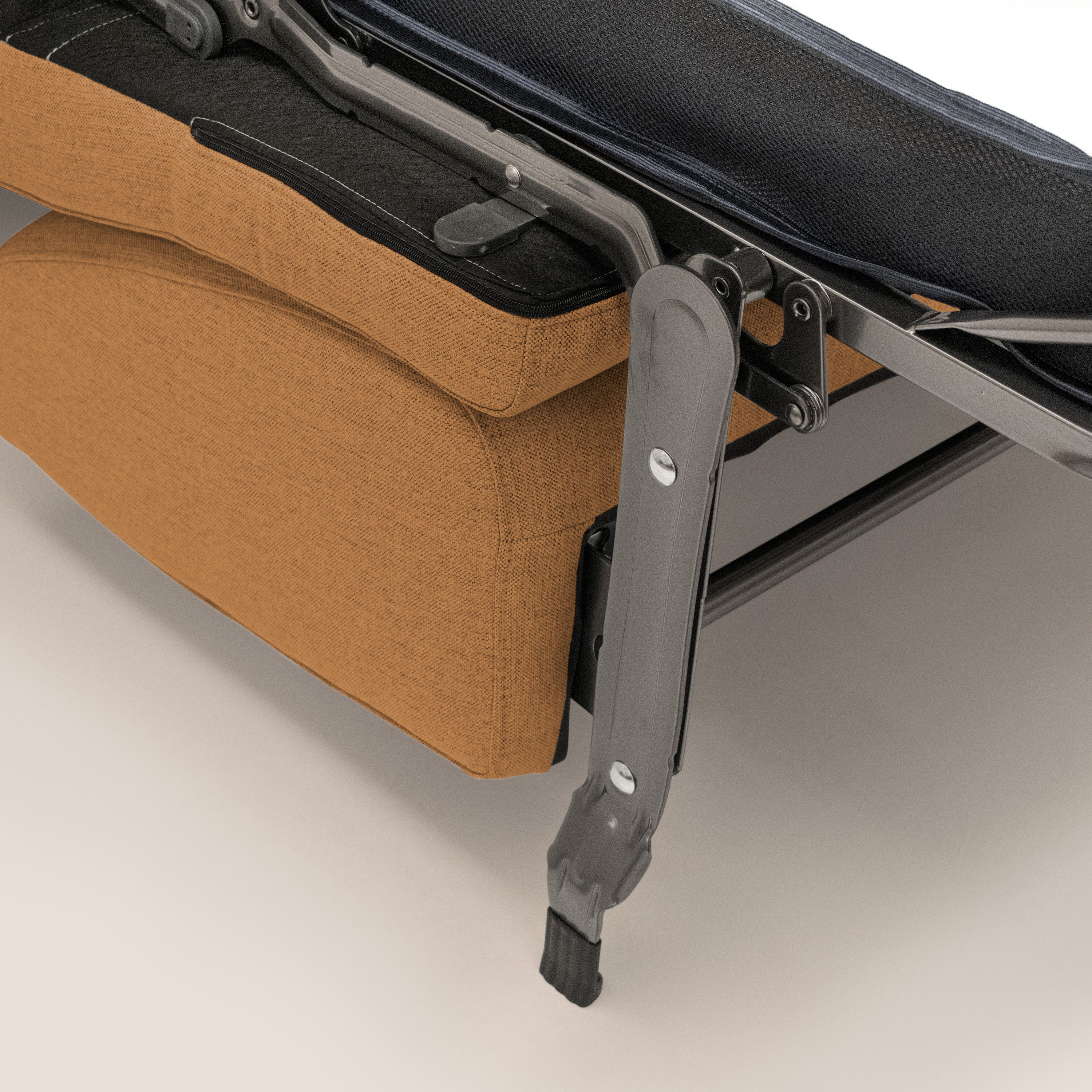 Scarlet Schlafsofa aus wasserfestem Baumwollmischgewebe T19 orange