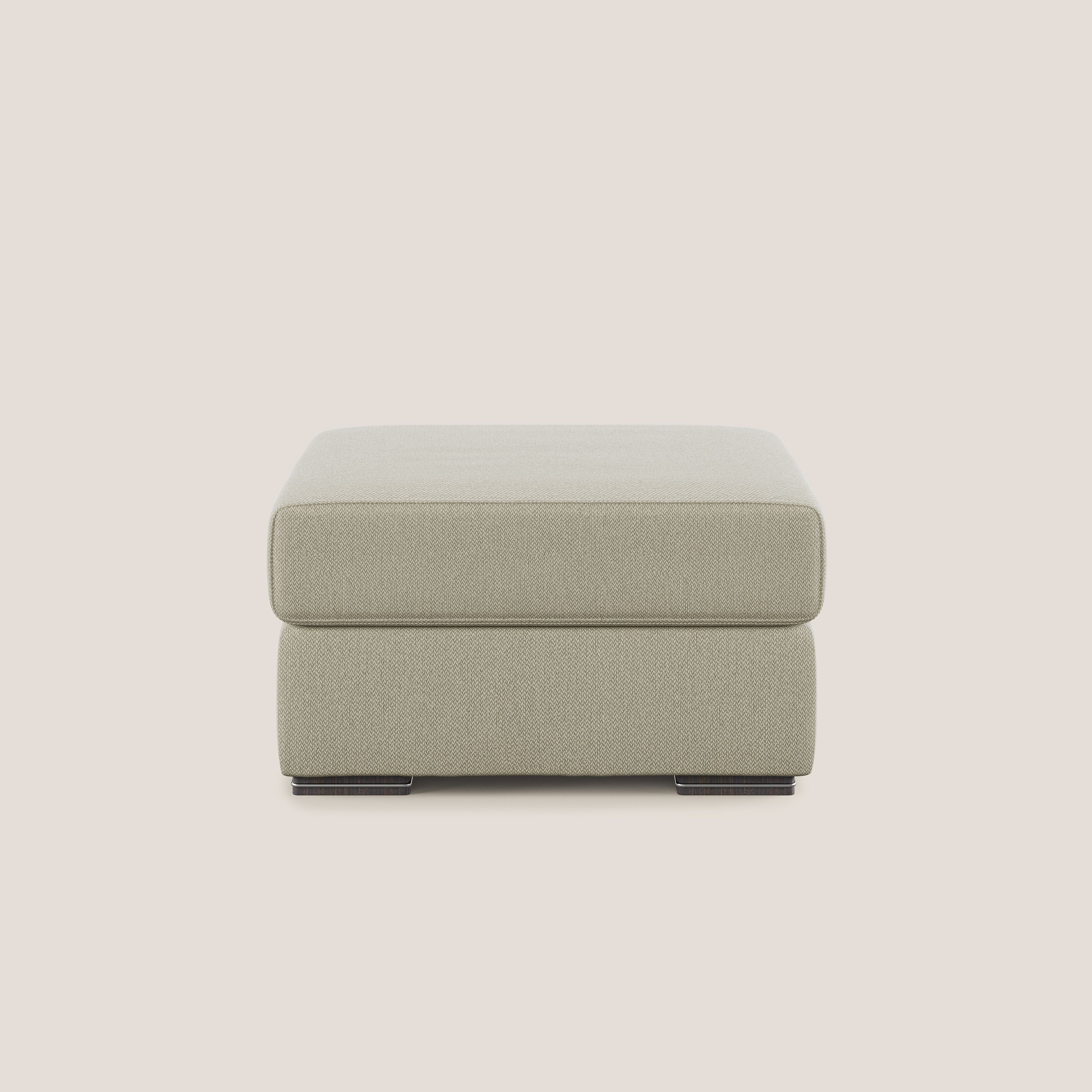 Sun pouf apribile contenitore in tessuto smacchiabile ad acqua T05 panna - divani.store