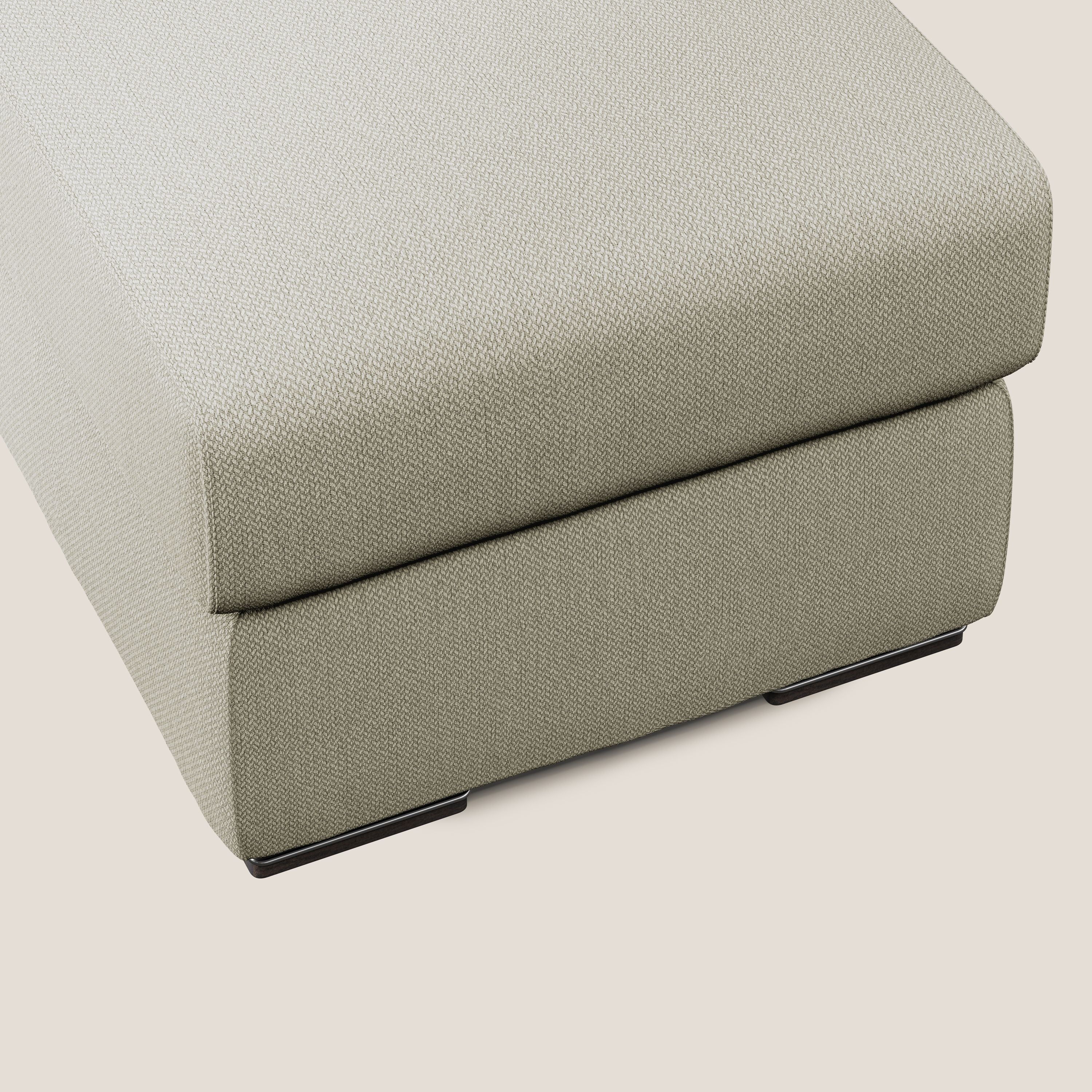 Sun pouf apribile contenitore in tessuto smacchiabile ad acqua T05 panna - divani.store