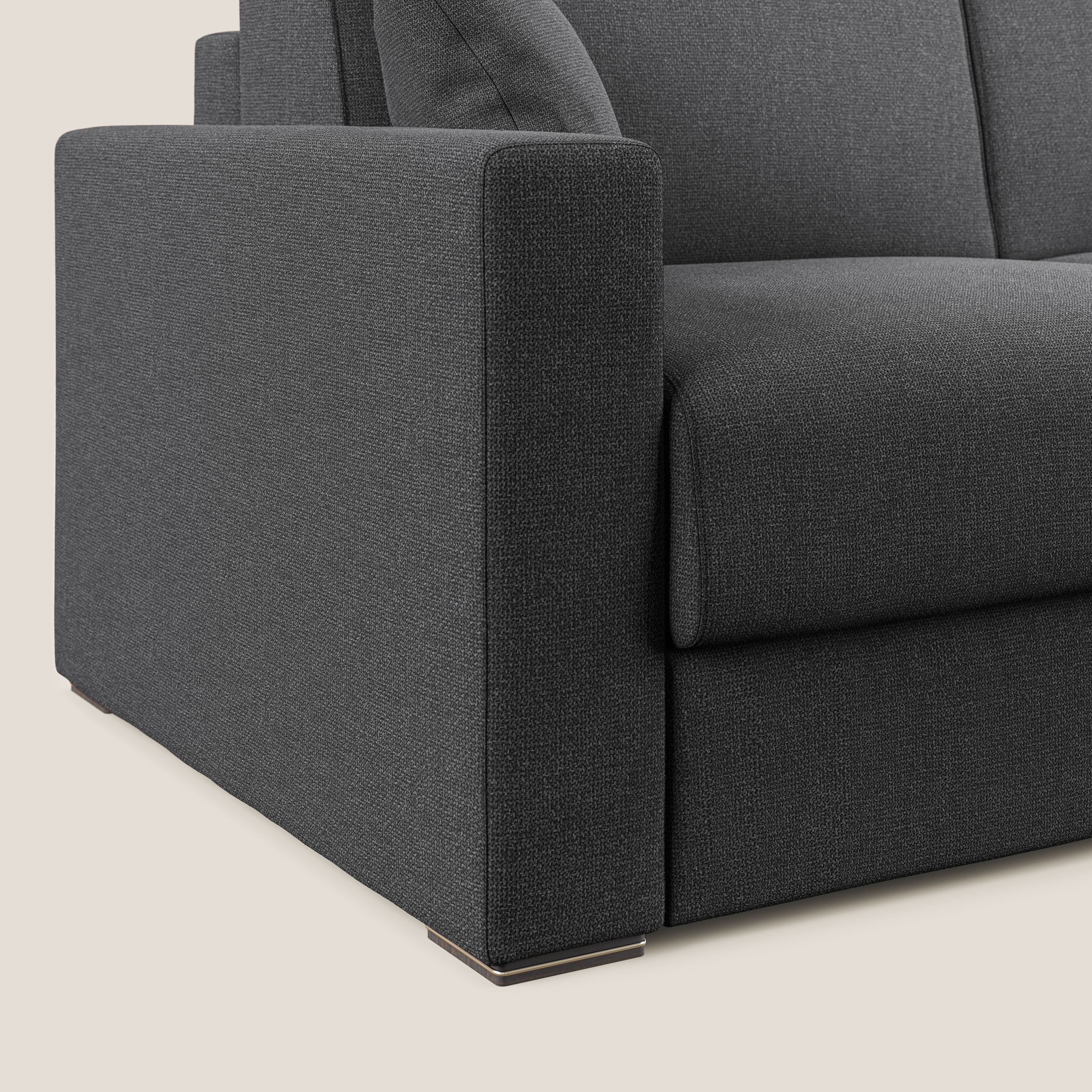 Best Divano letto matrimoniale in tessuto smacchiabile QuickClean T08 antracite - divani.store