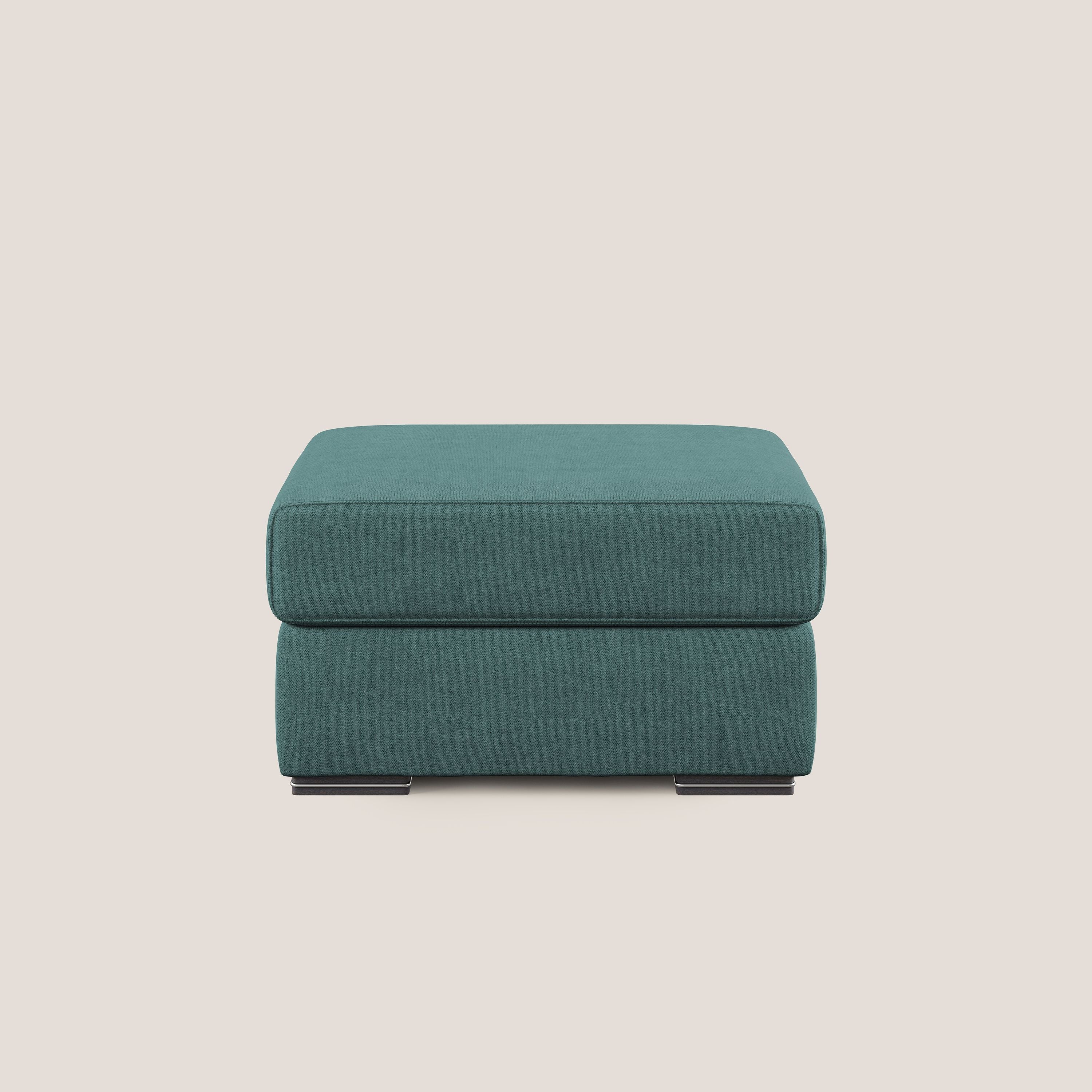 Sun pouf apribile contenitore in tessuto impermeabile T02 petrolio - divani.store