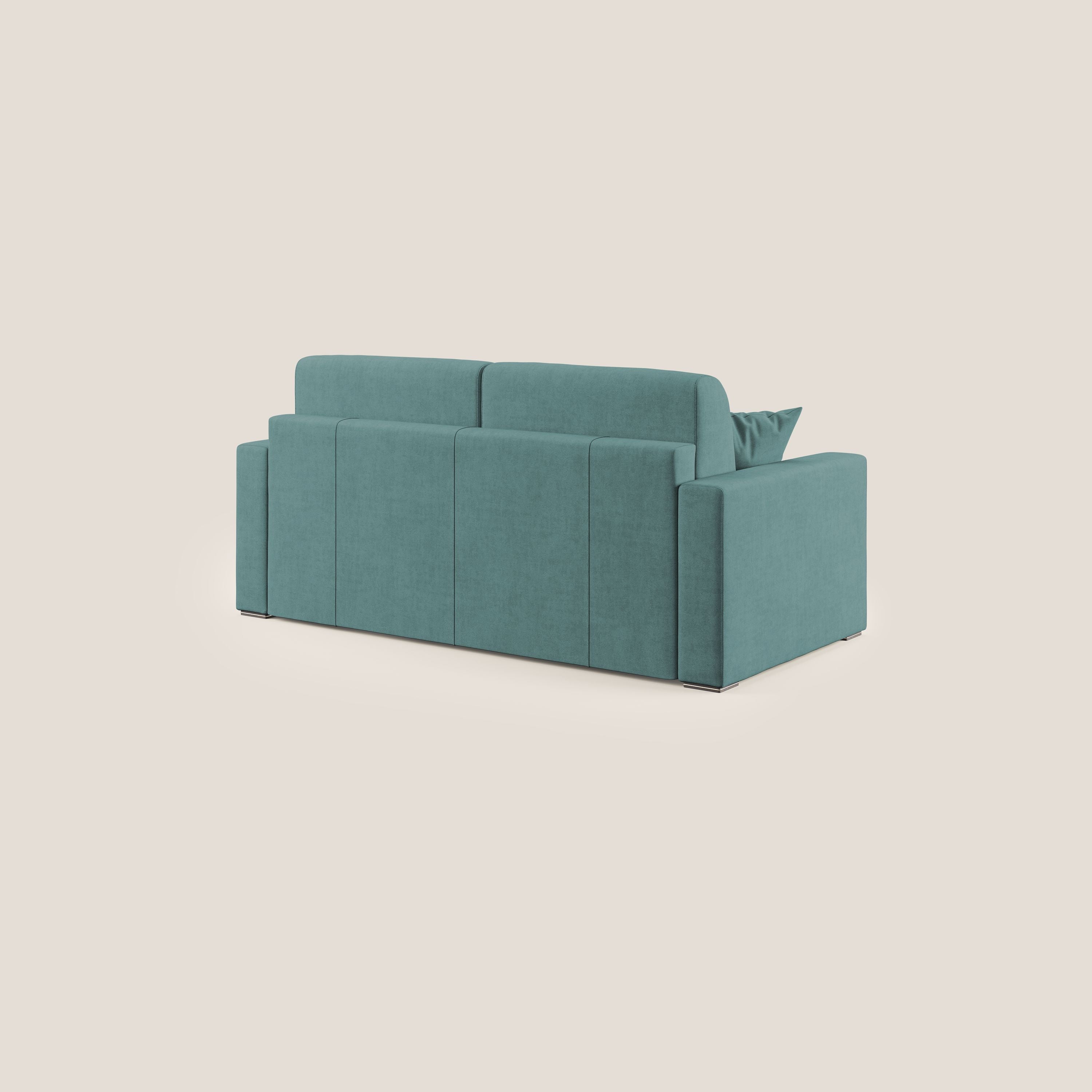 Best Divano letto matrimoniale in tessuto impermeabile T02 petrolio - divani.store