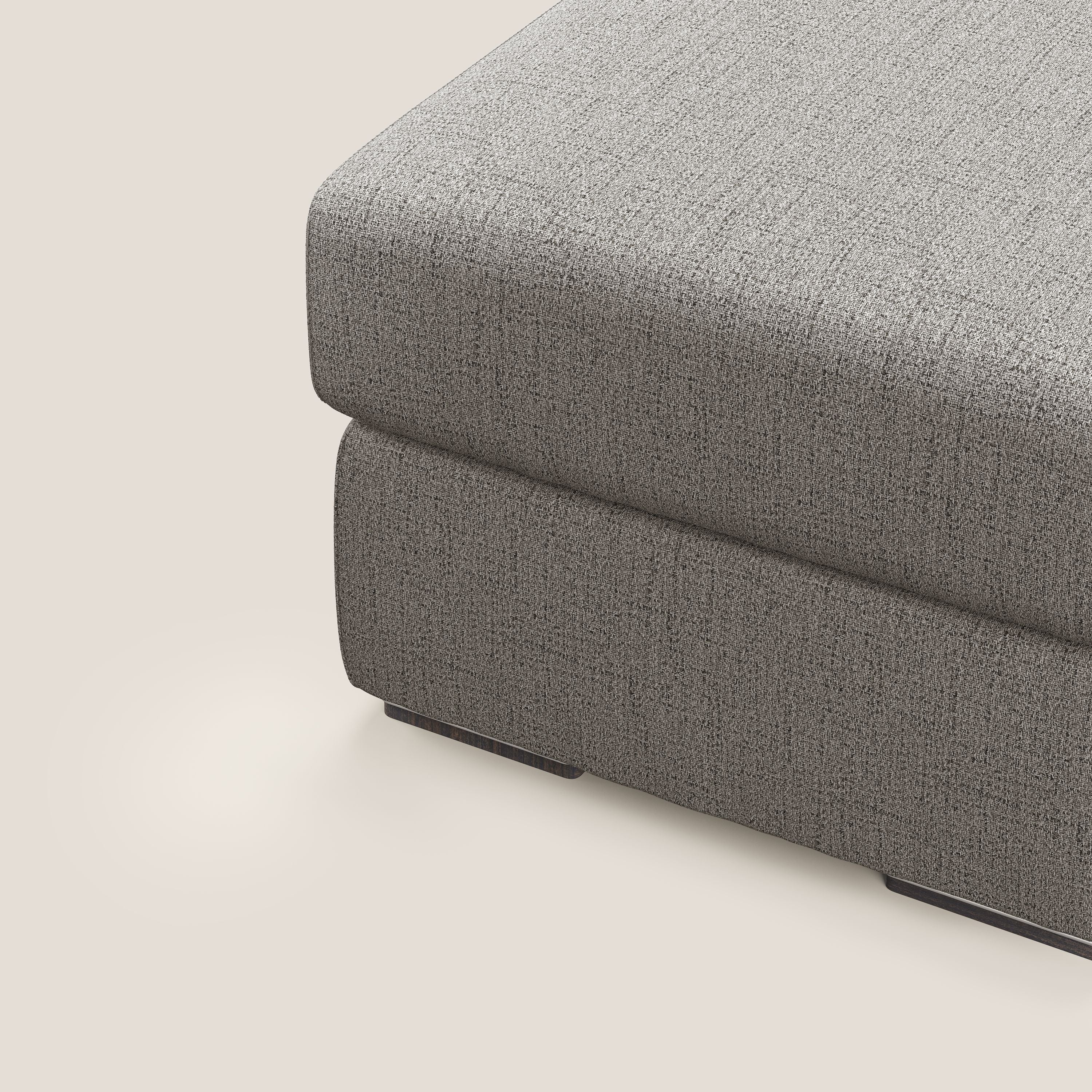 Sun pouf apribile contenitore in tessuto impermeabile fiammato T03 talpa - divani.store