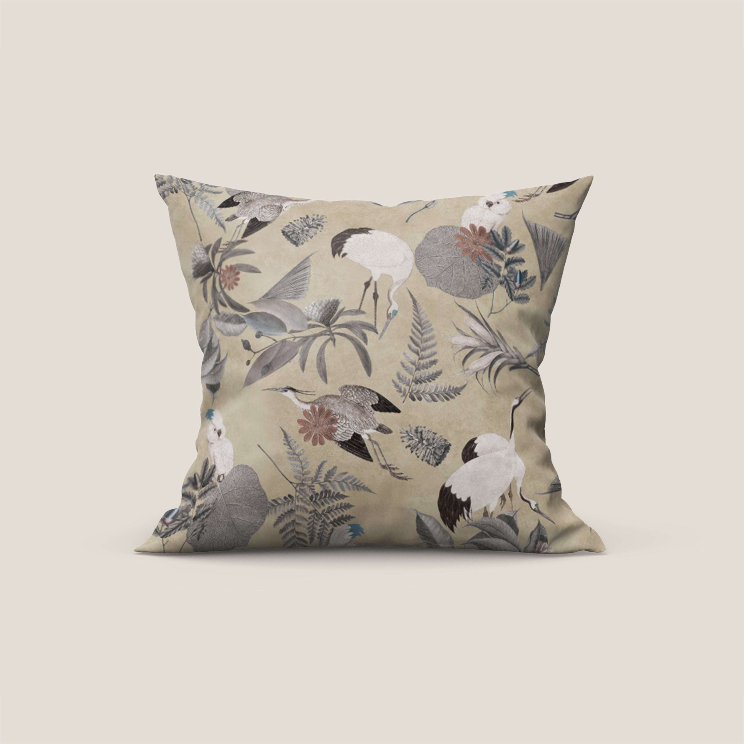 Cacadou elegante collezione di cuscini a fantasia in velluto impermeabile - divani.store