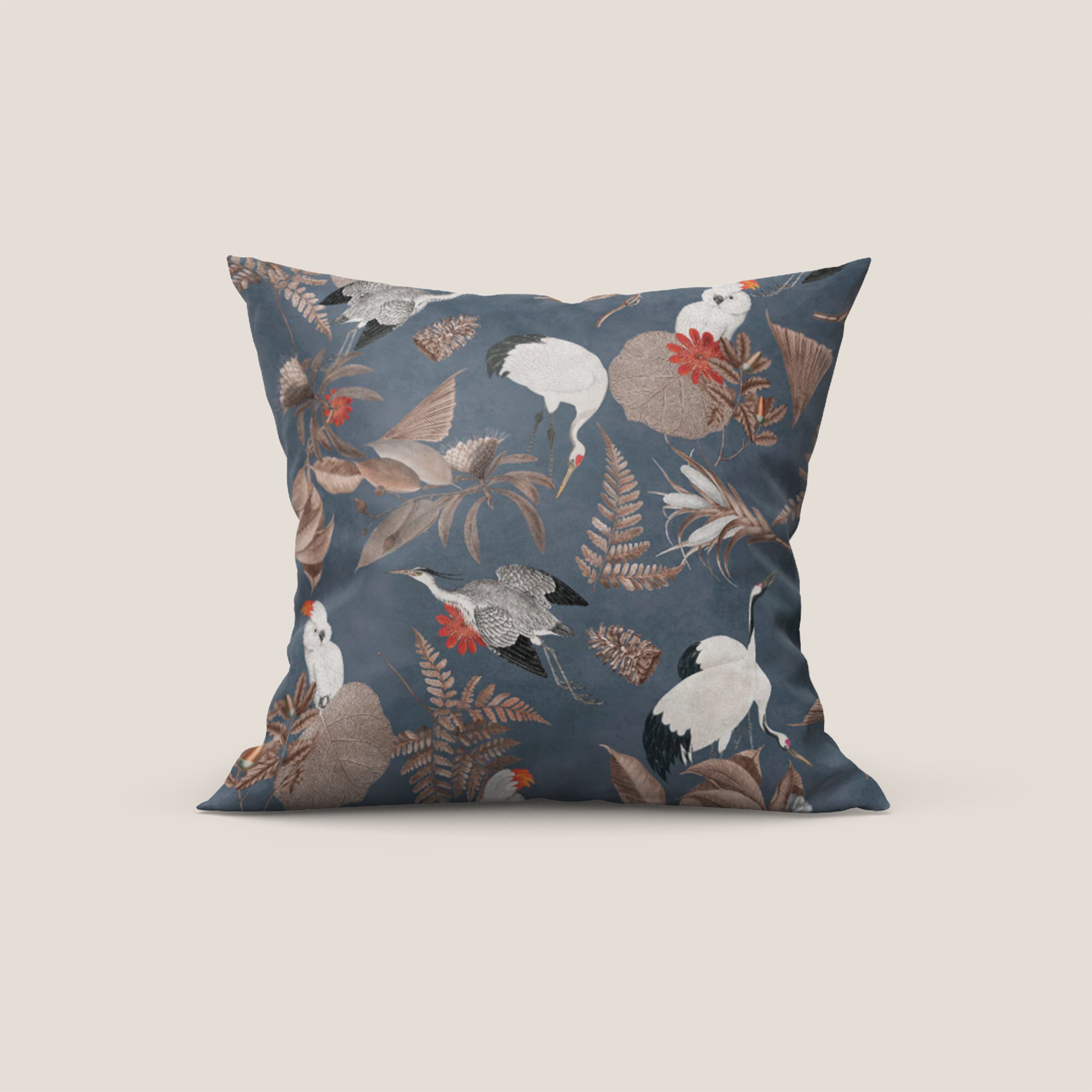 Cacadou elegante collezione di cuscini a fantasia in velluto impermeabile - divani.store