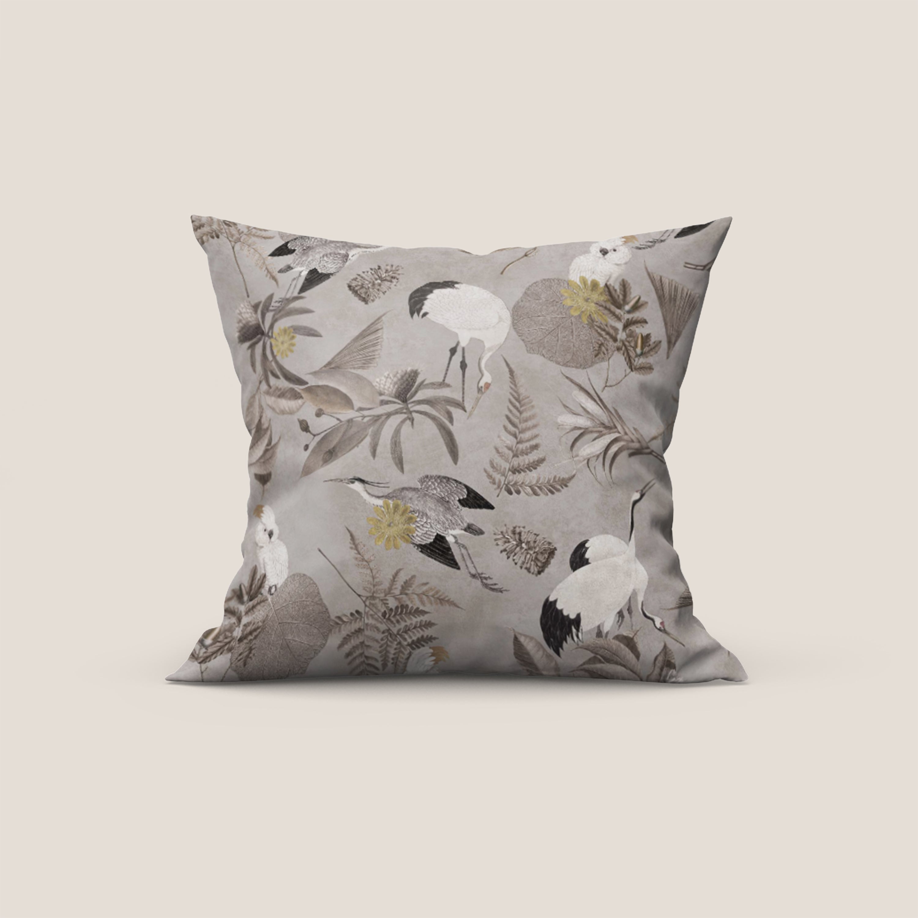 Cacadou elegante collezione di cuscini a fantasia in velluto impermeabile - divani.store