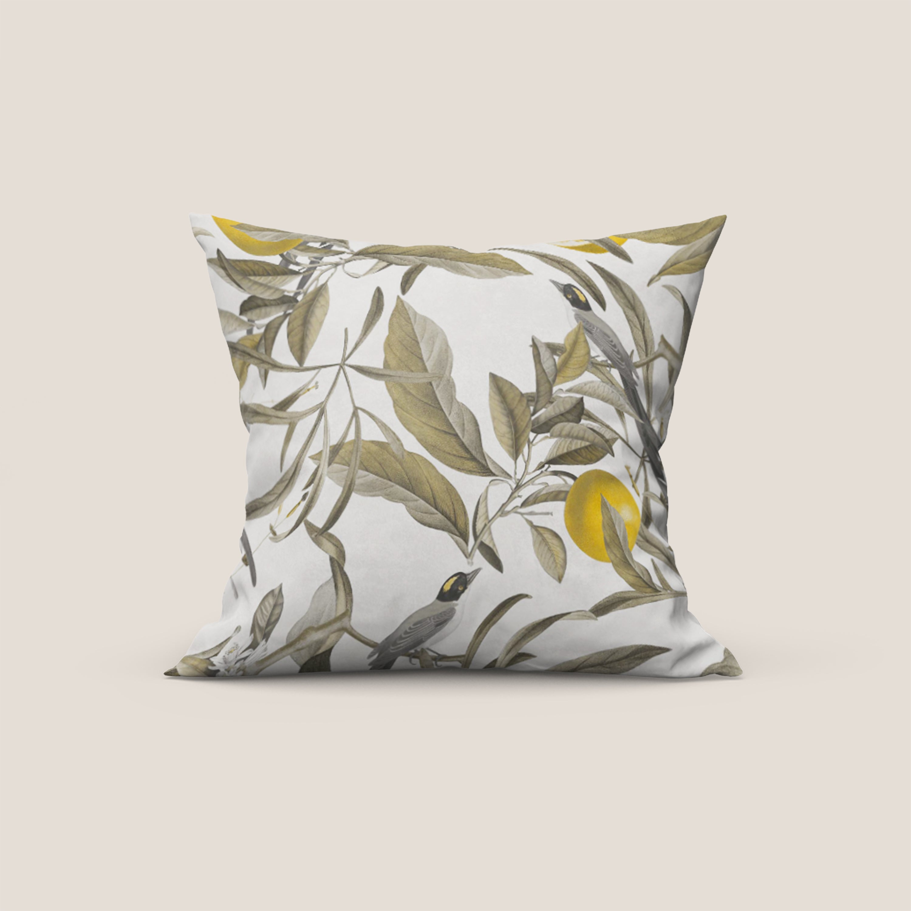Lemon elegante collezione di cuscini a fantasia in velluto impermeabile - divani.store