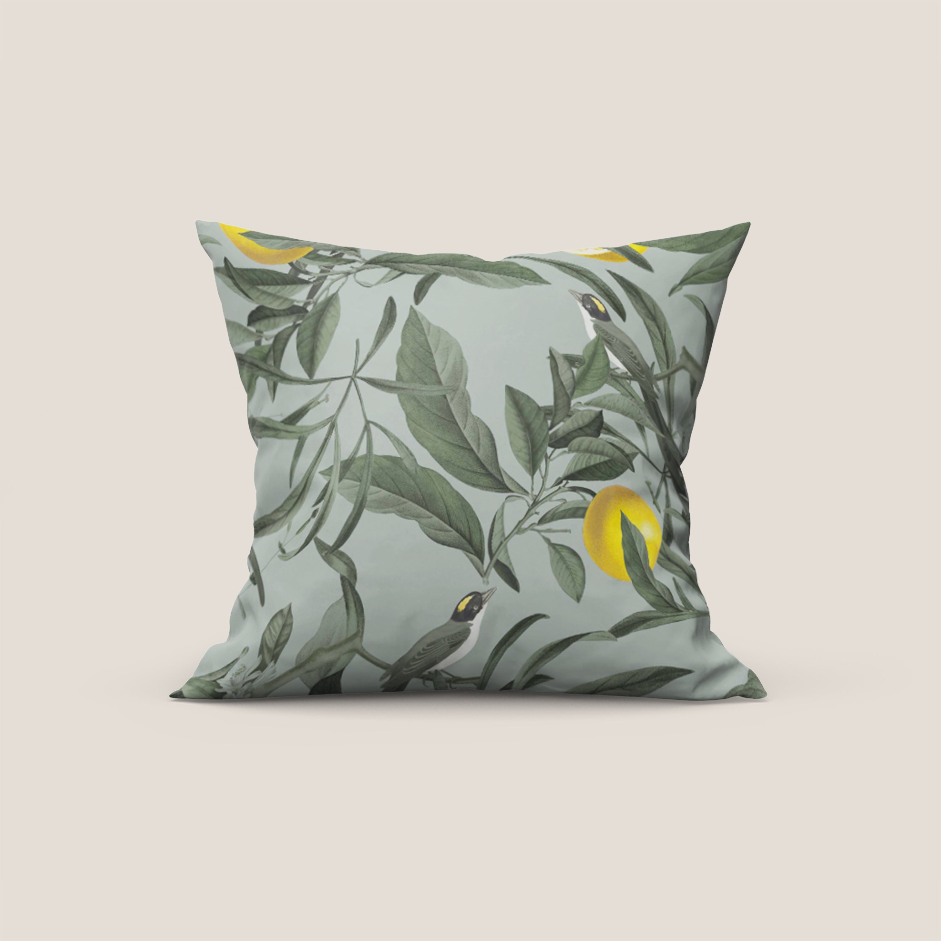 Lemon elegante collezione di cuscini a fantasia in velluto impermeabile - divani.store