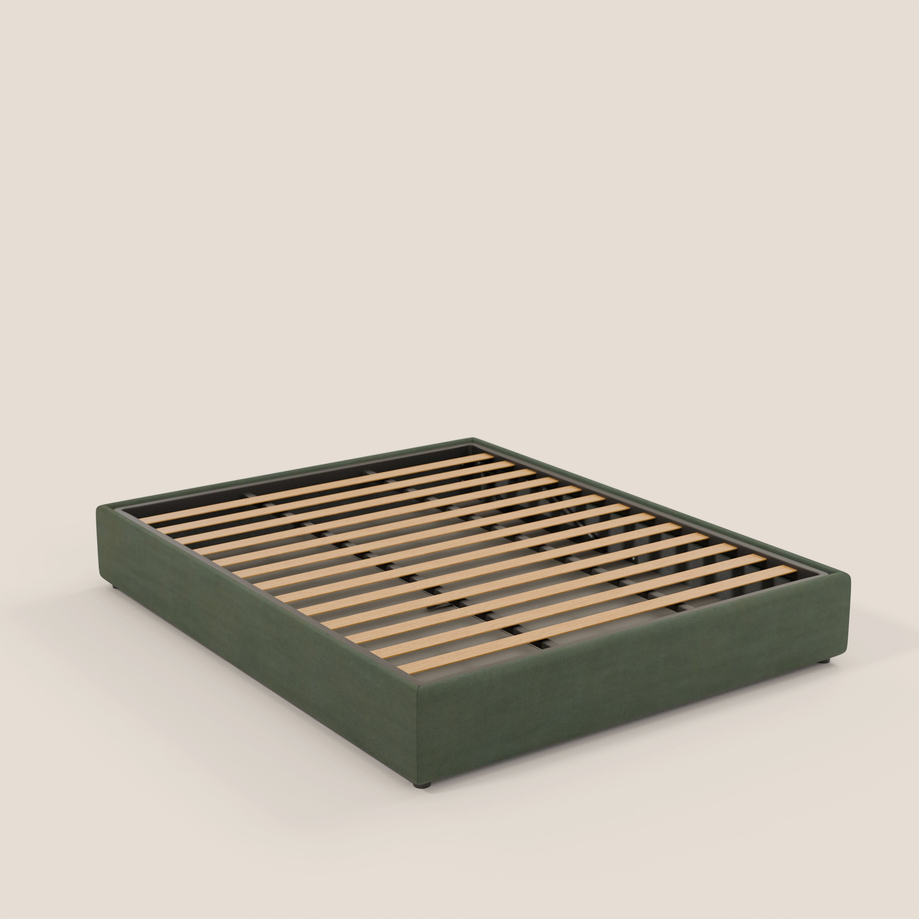 Ina sommier con ampio contenitore in microfibra smacchiabile ed impermeabile T11 - divani.store