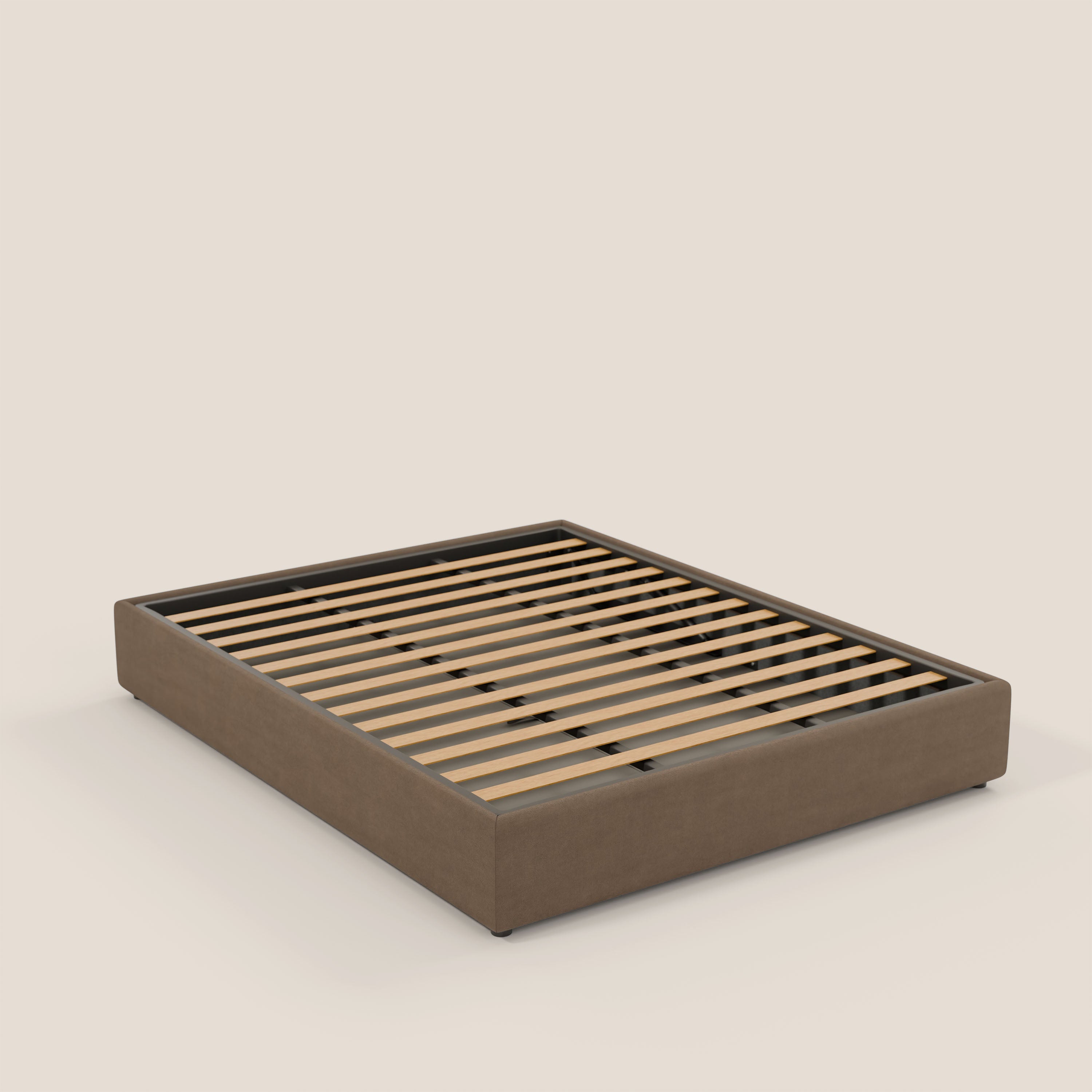 Ina sommier con ampio contenitore in microfibra smacchiabile ed impermeabile T11 - divani.store