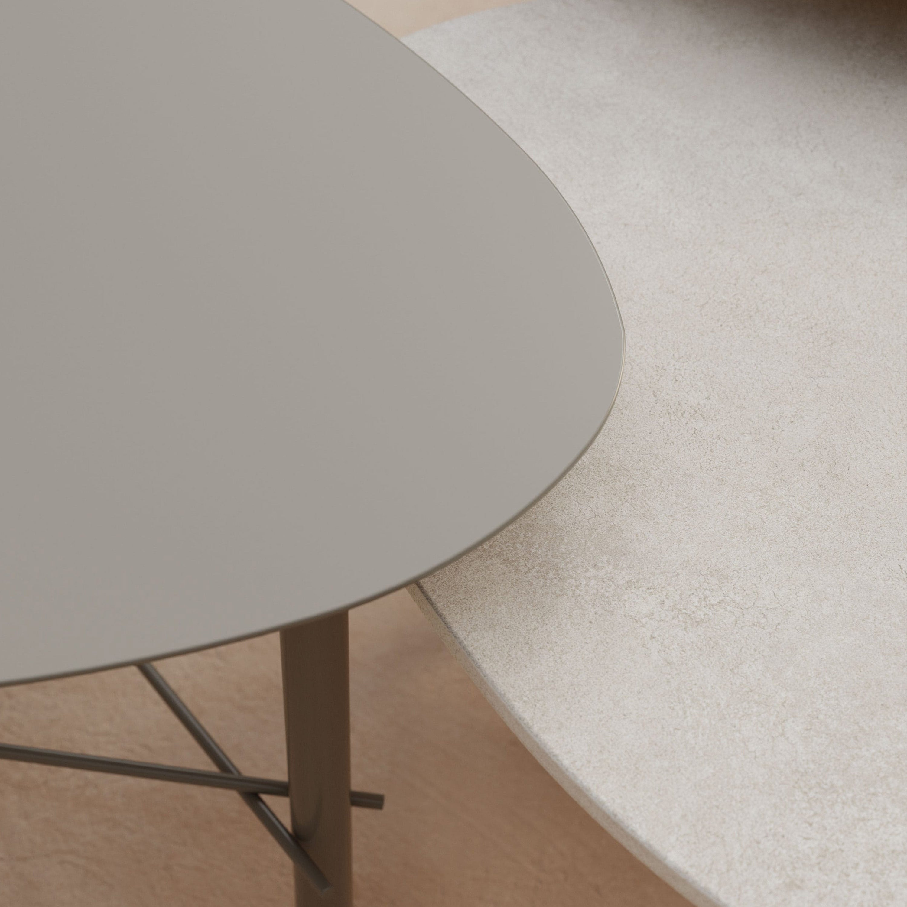 Cookie tavolino basso con piano in laminam terre di matera - divani.store