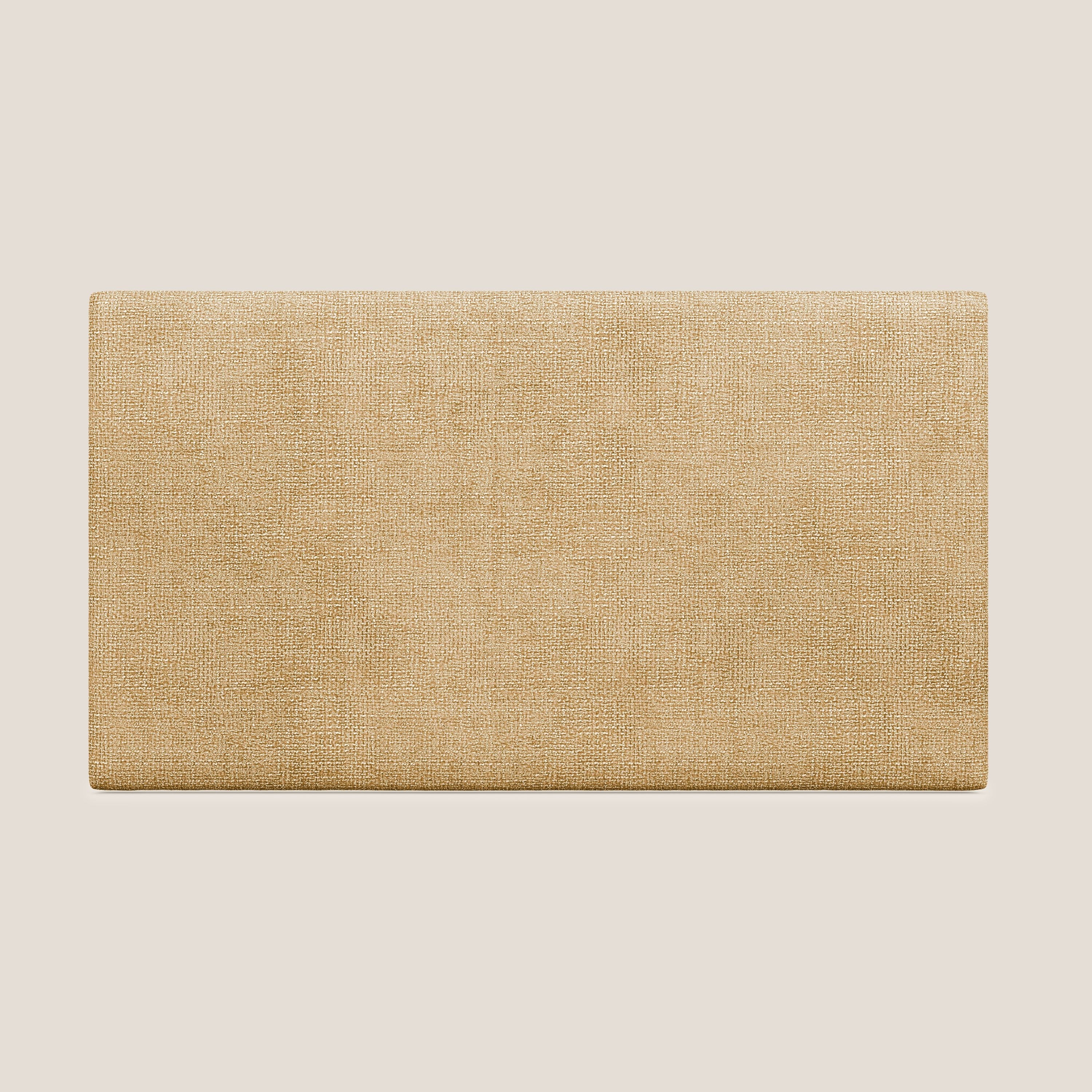 Testata pannello a muro grande di varie dimensioni in morbido tessuto impermeabile T10 giallo - divani.store