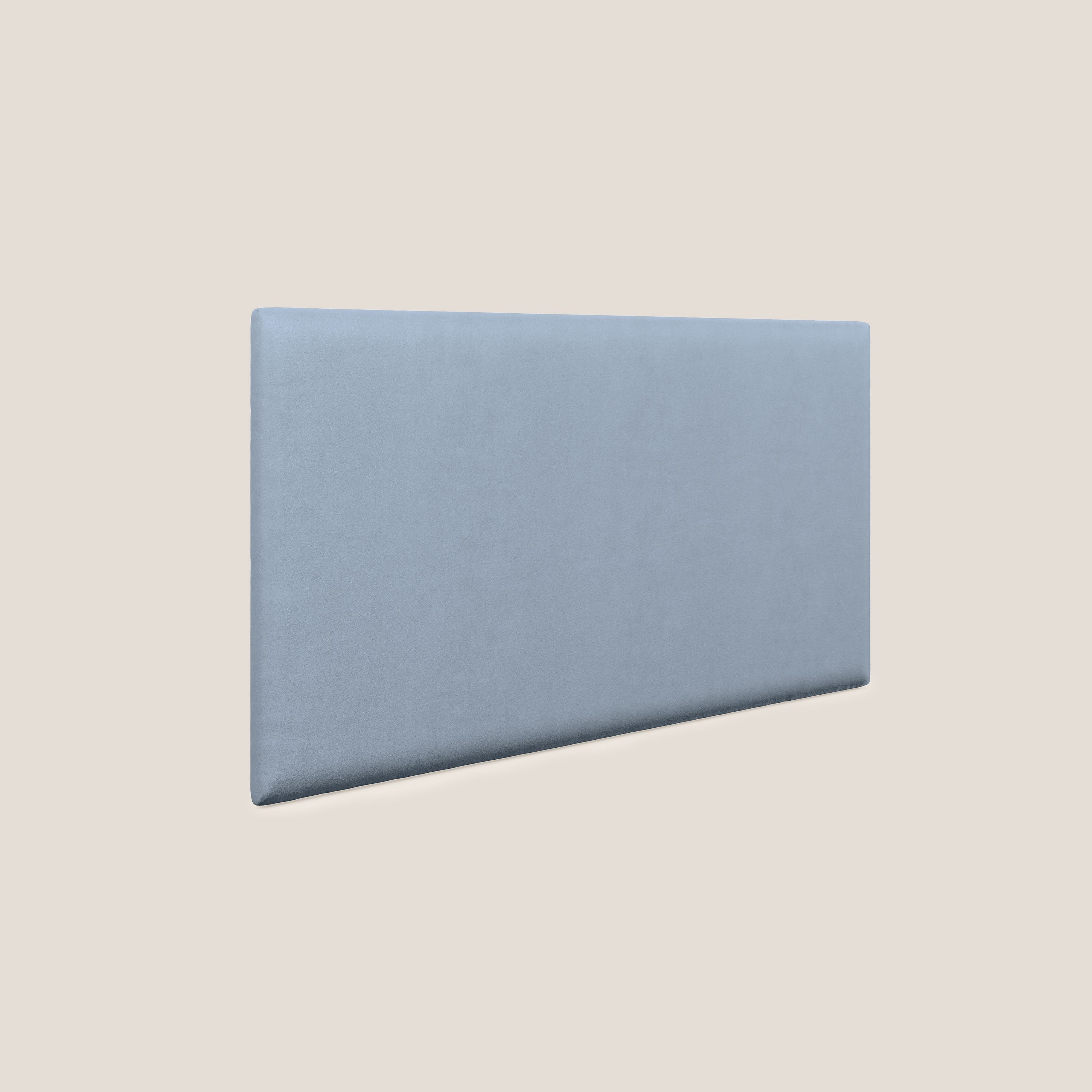 Testata pannello a muro piccola di varie dimensioni in microfibra smacchiabile T11 carta da zucchero - divani.store