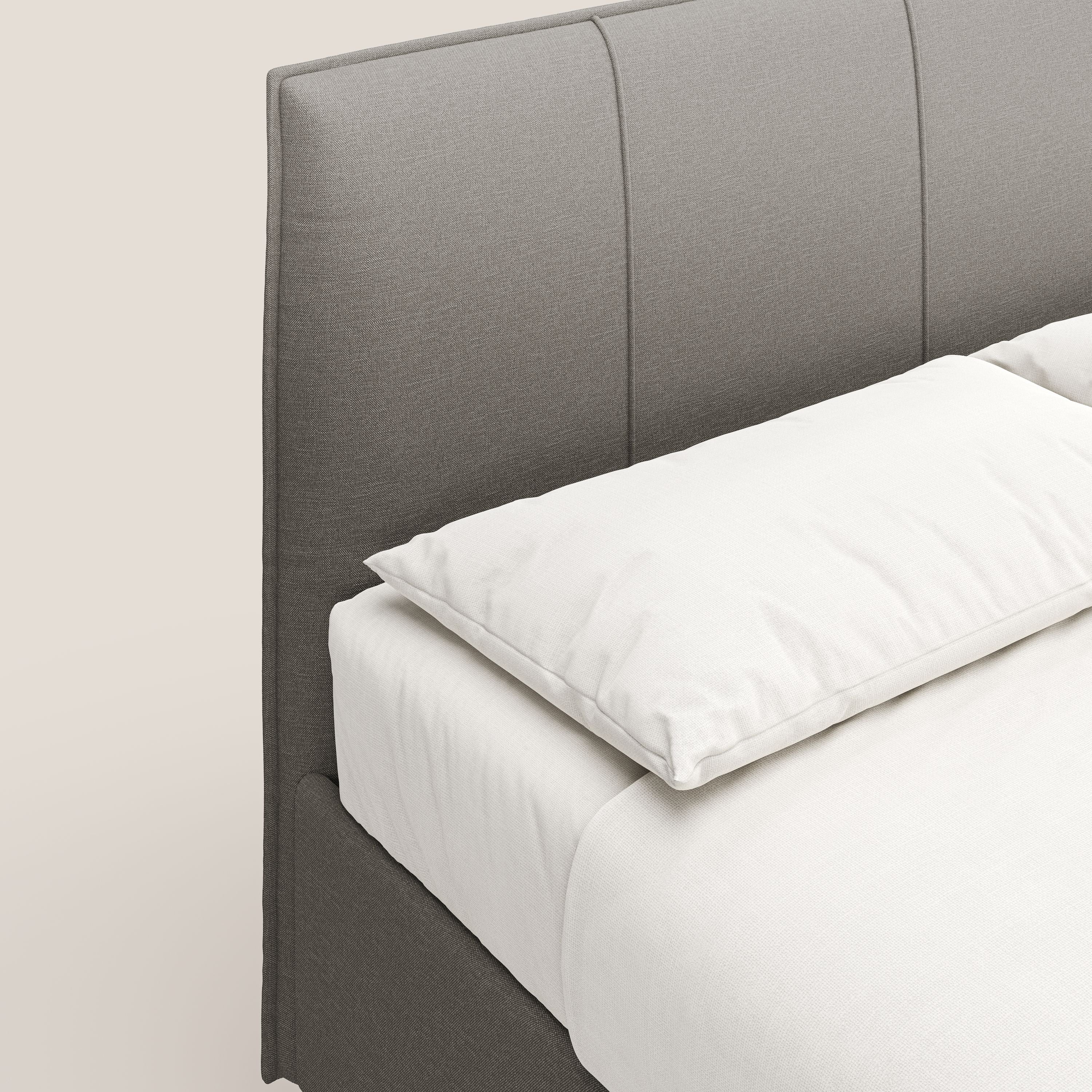 Lothar letto contenitore maxi dalle dimensioni contenute in tessuto impermeabile T13 tortora - divani.store