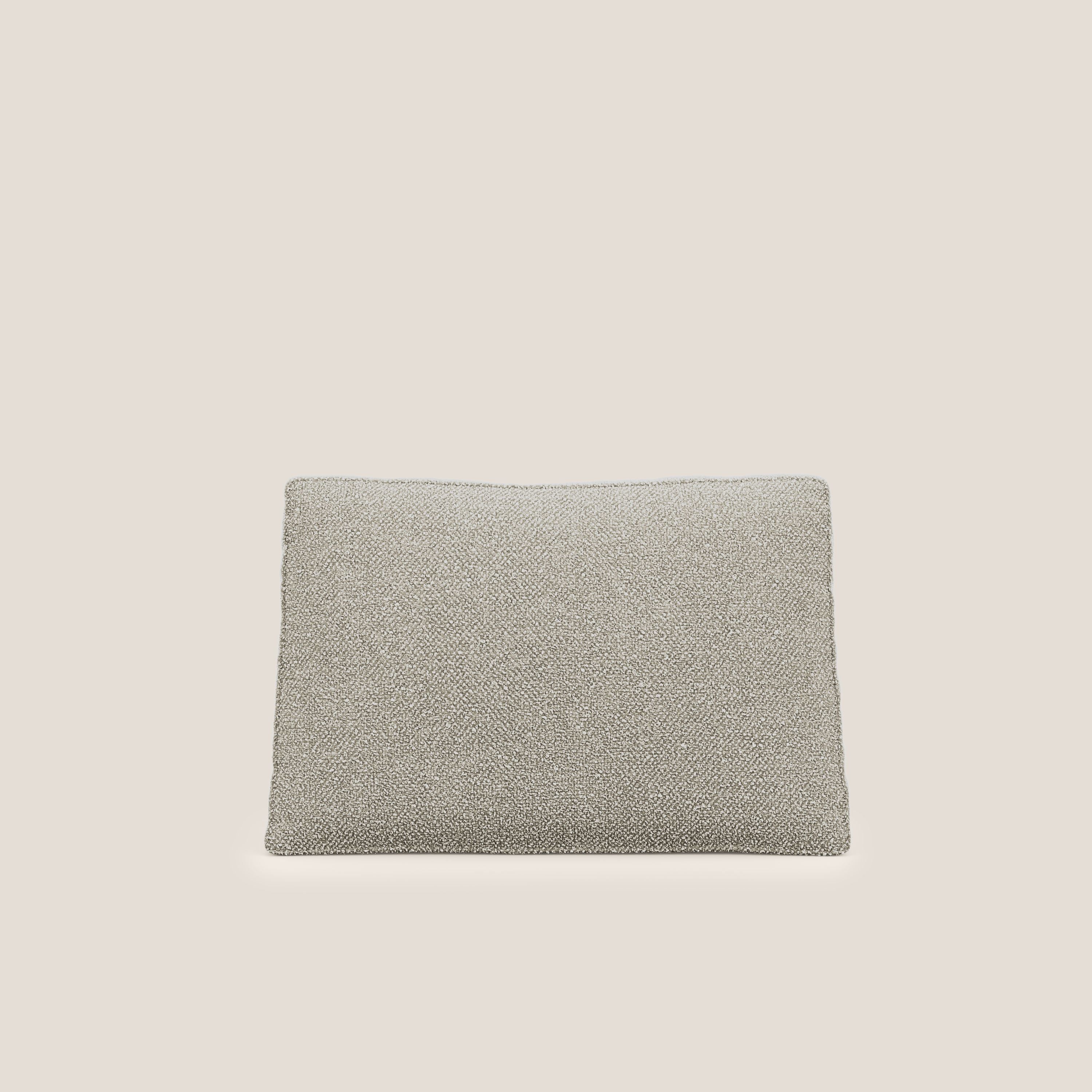 Nettuno cuscino schienale realizzato in tessuto bouclè impermeabile T07 beige - divani.store