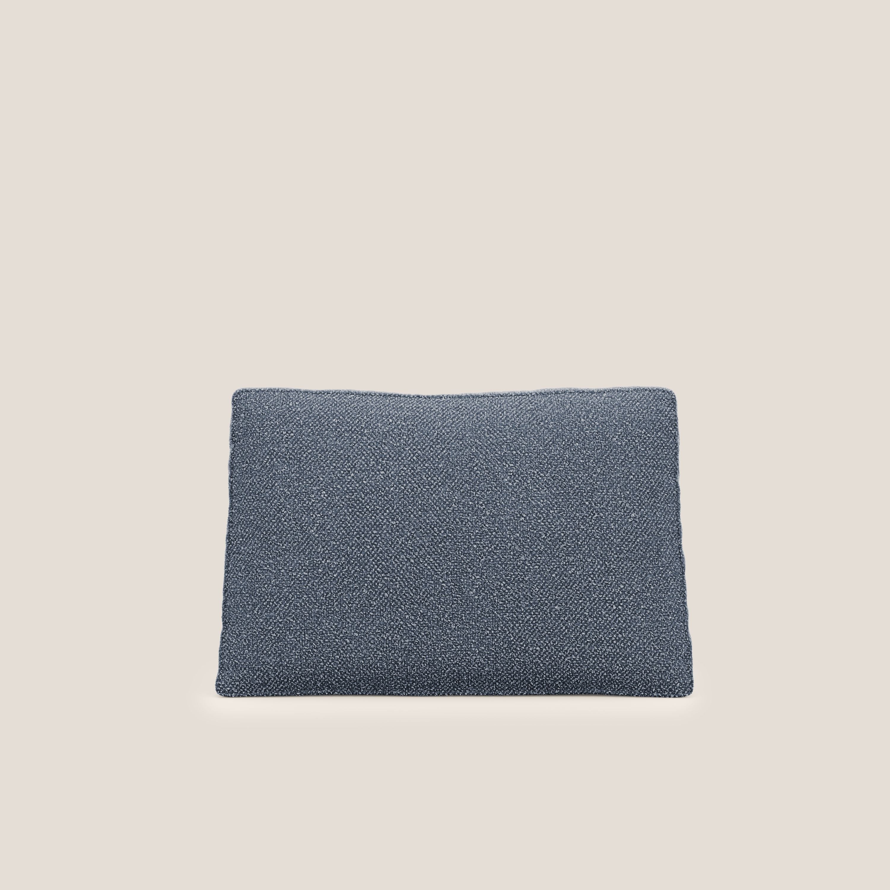 Nettuno cuscino schienale realizzato in tessuto bouclè impermeabile T07 blu - divani.store