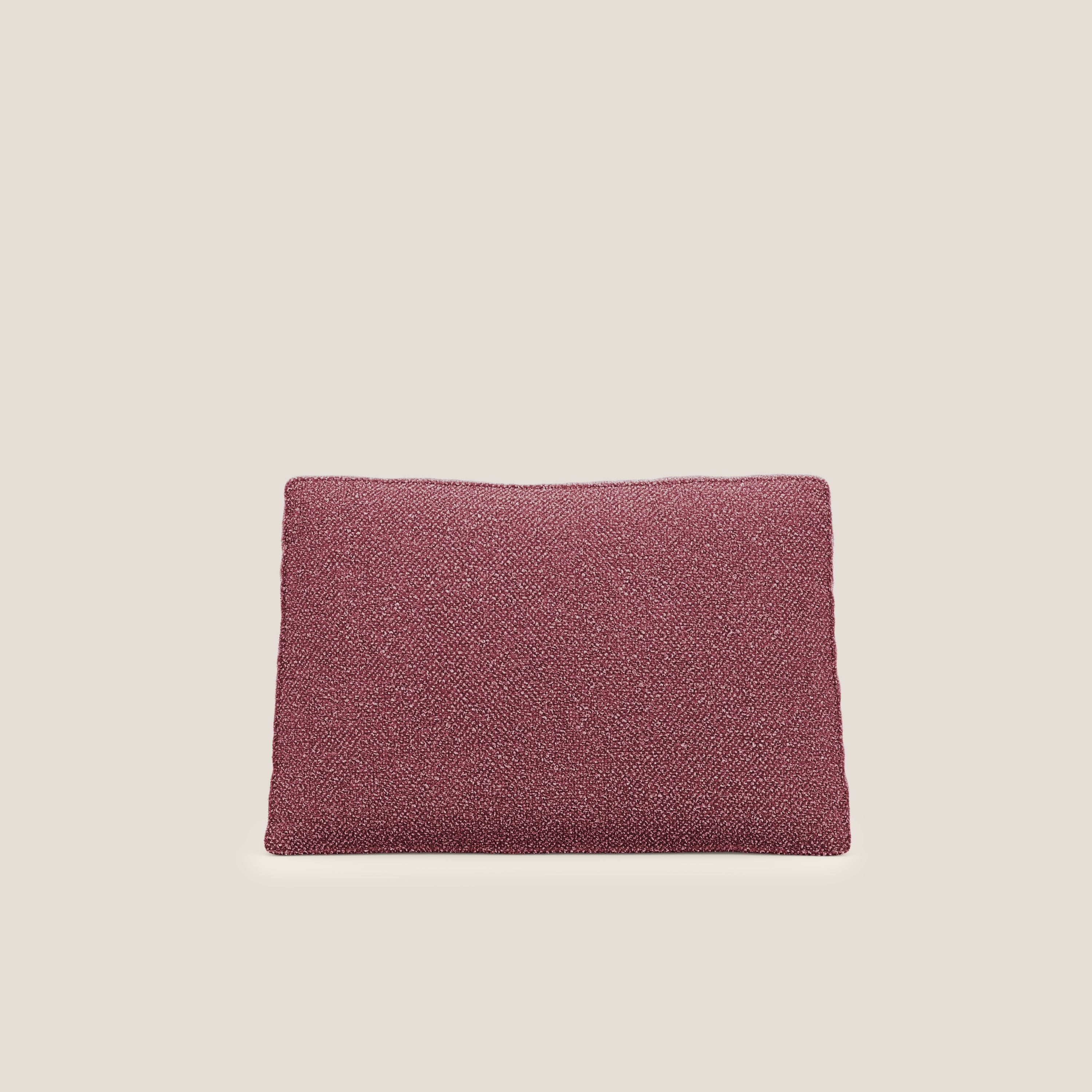 Nettuno cuscino schienale realizzato in tessuto bouclè impermeabile T07 rosso - divani.store