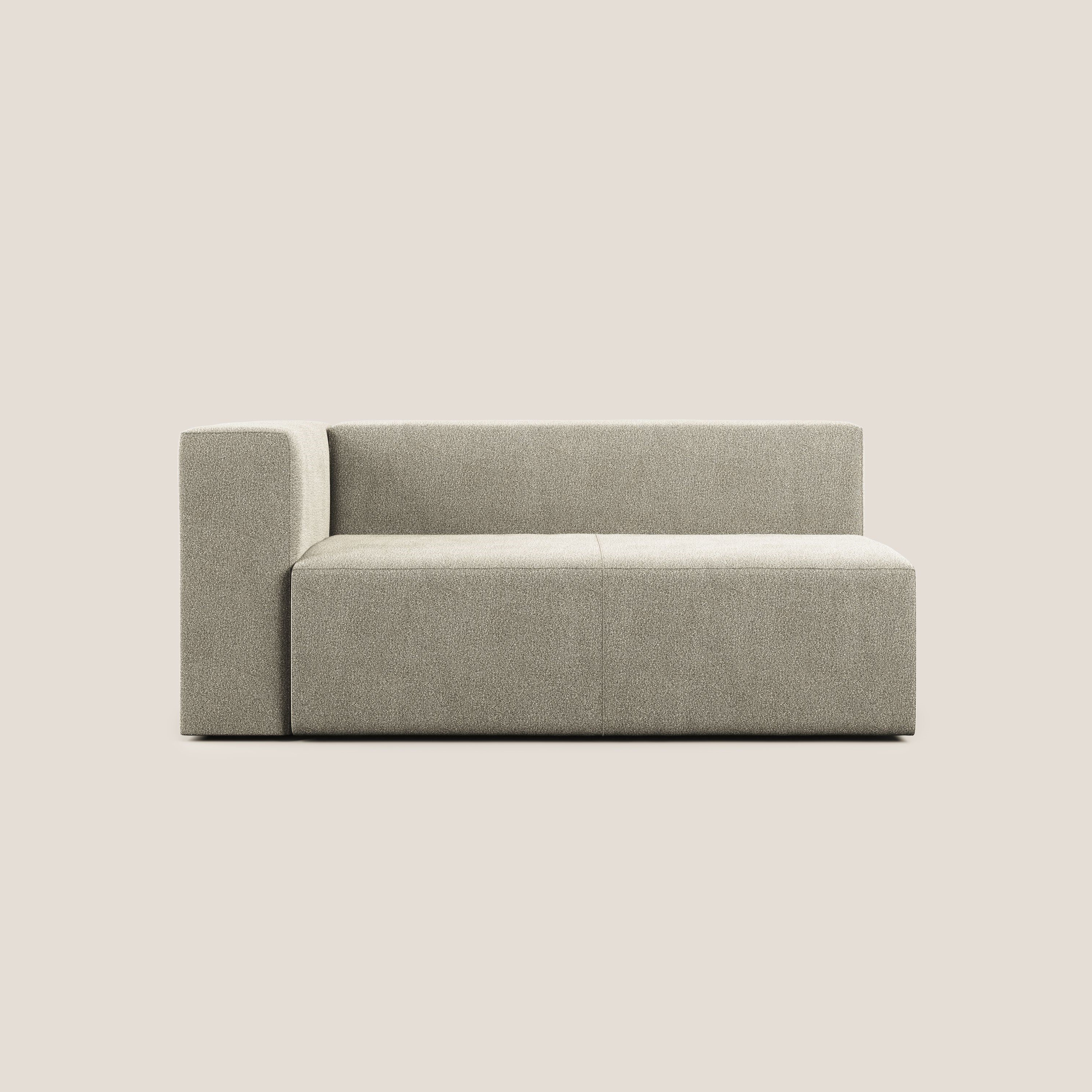 Nettuno modulo angolo/laterale maxi in morbido tessuto bouclè T07 beige - divani.store