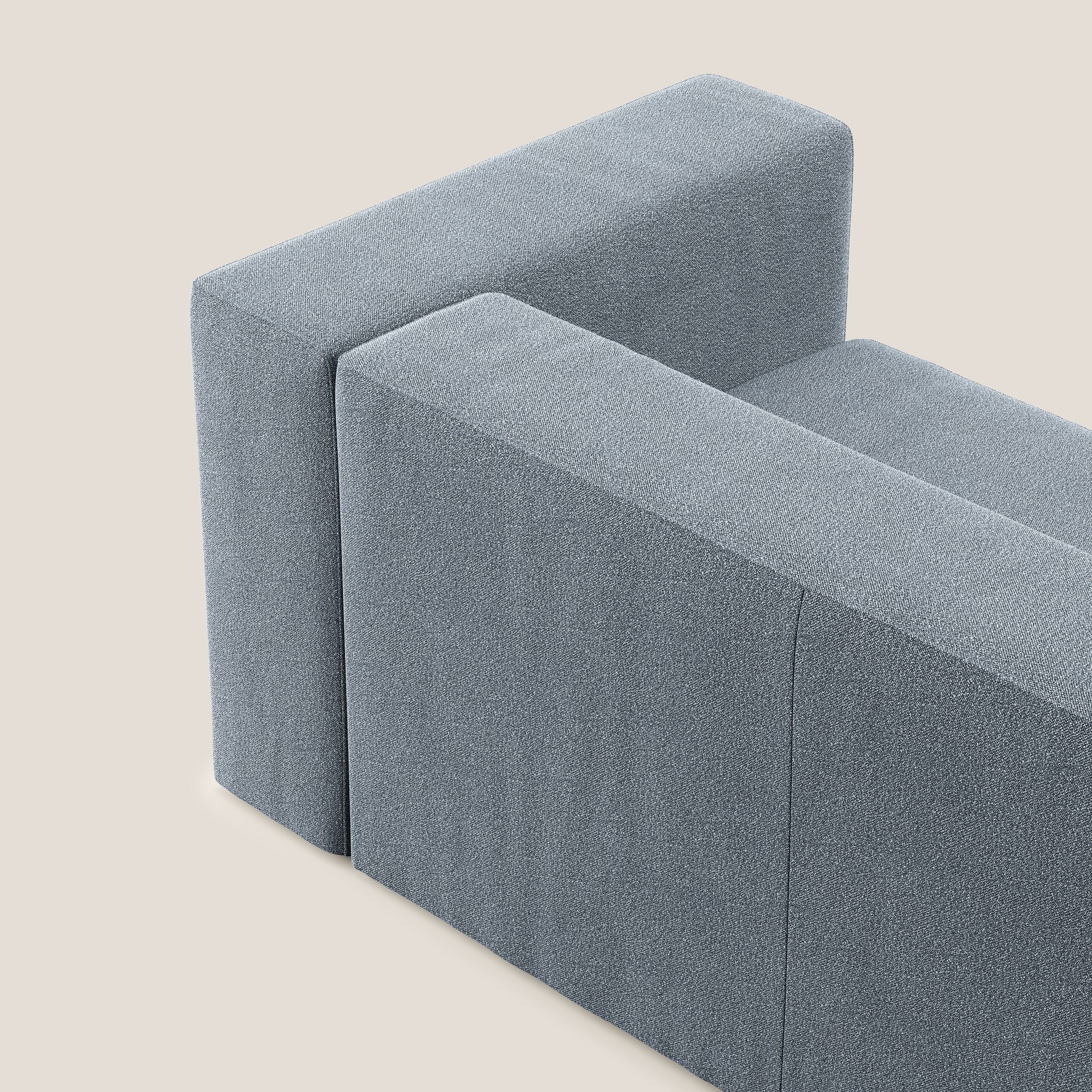 Nettuno modulo angolo/laterale maxi in morbido tessuto bouclè T07 carta da zucchero - divani.store