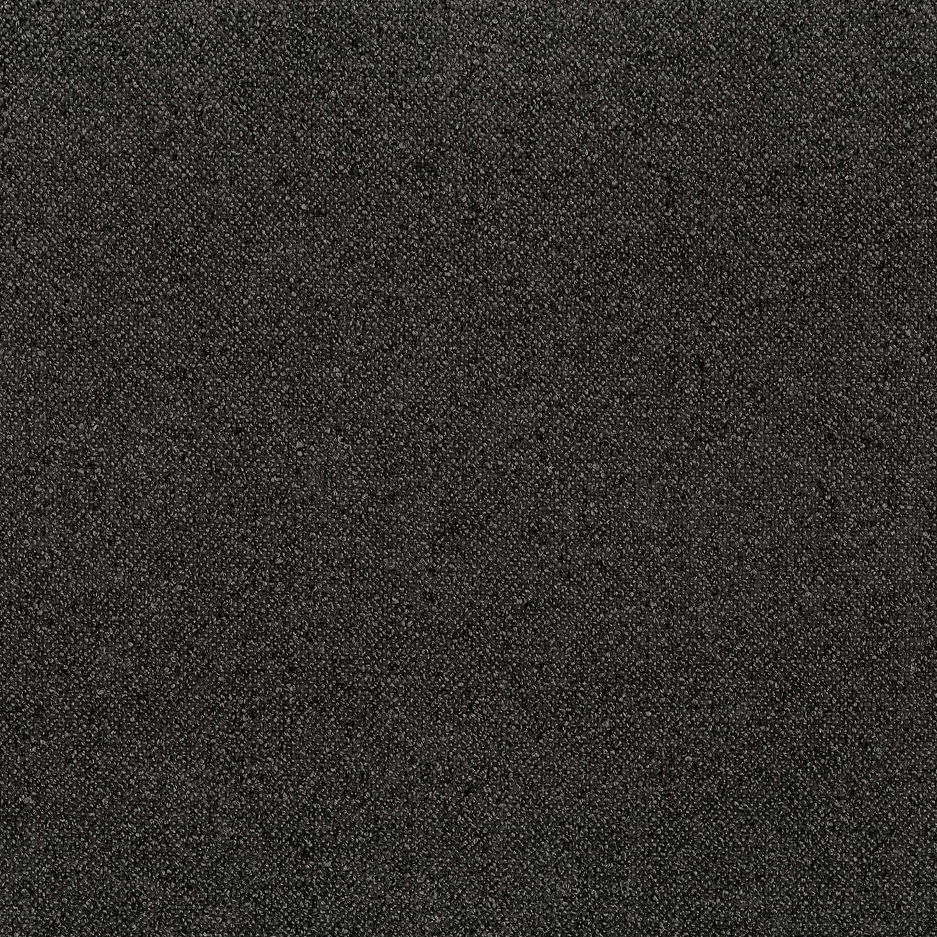 Cerbero divano angolare con pouf mobile in morbido bouclé impermeabile T07 antracite - divani.store