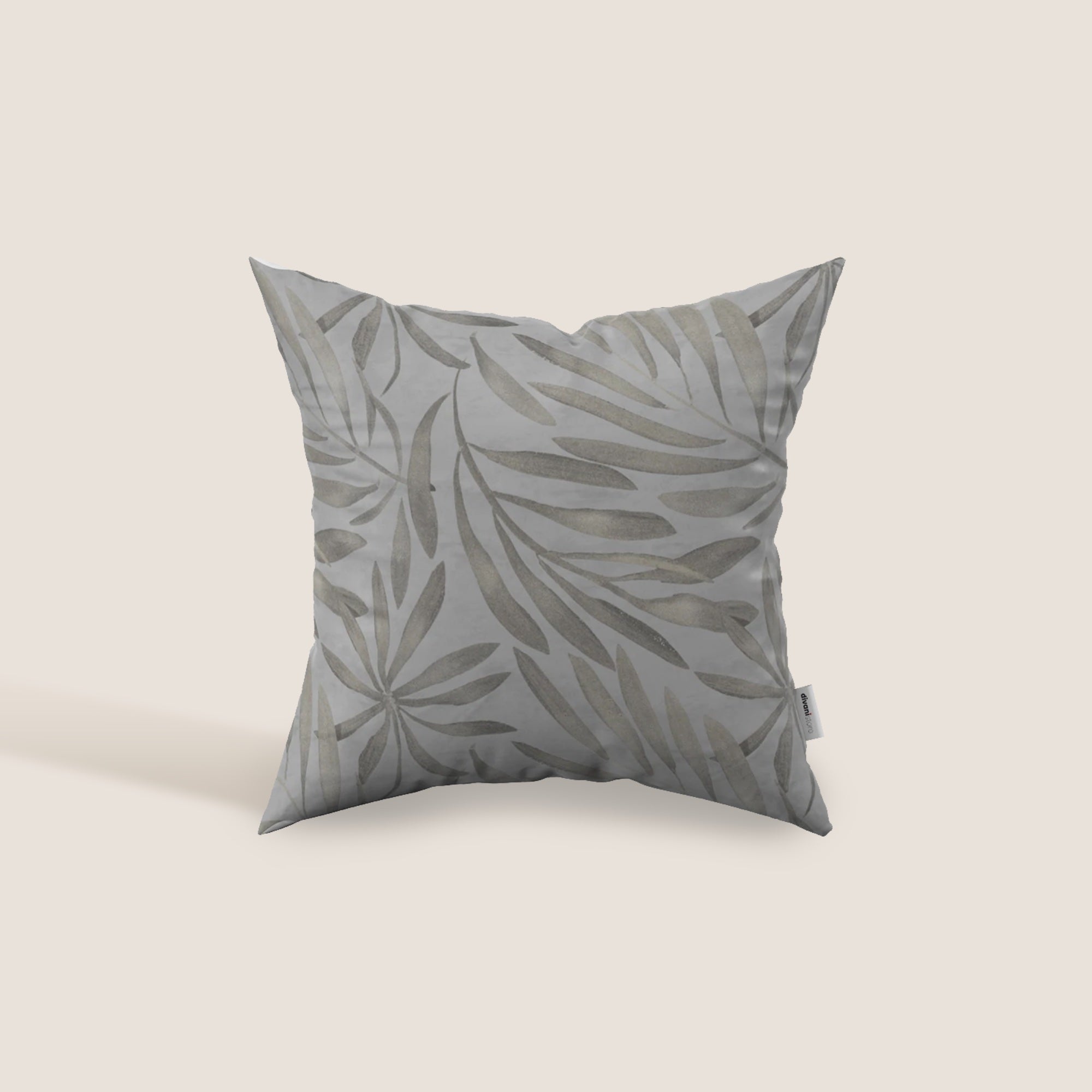 Nature cuscini in velluto Impermeabile disponibile in varie colorazioni grigio chiaro - divani.store