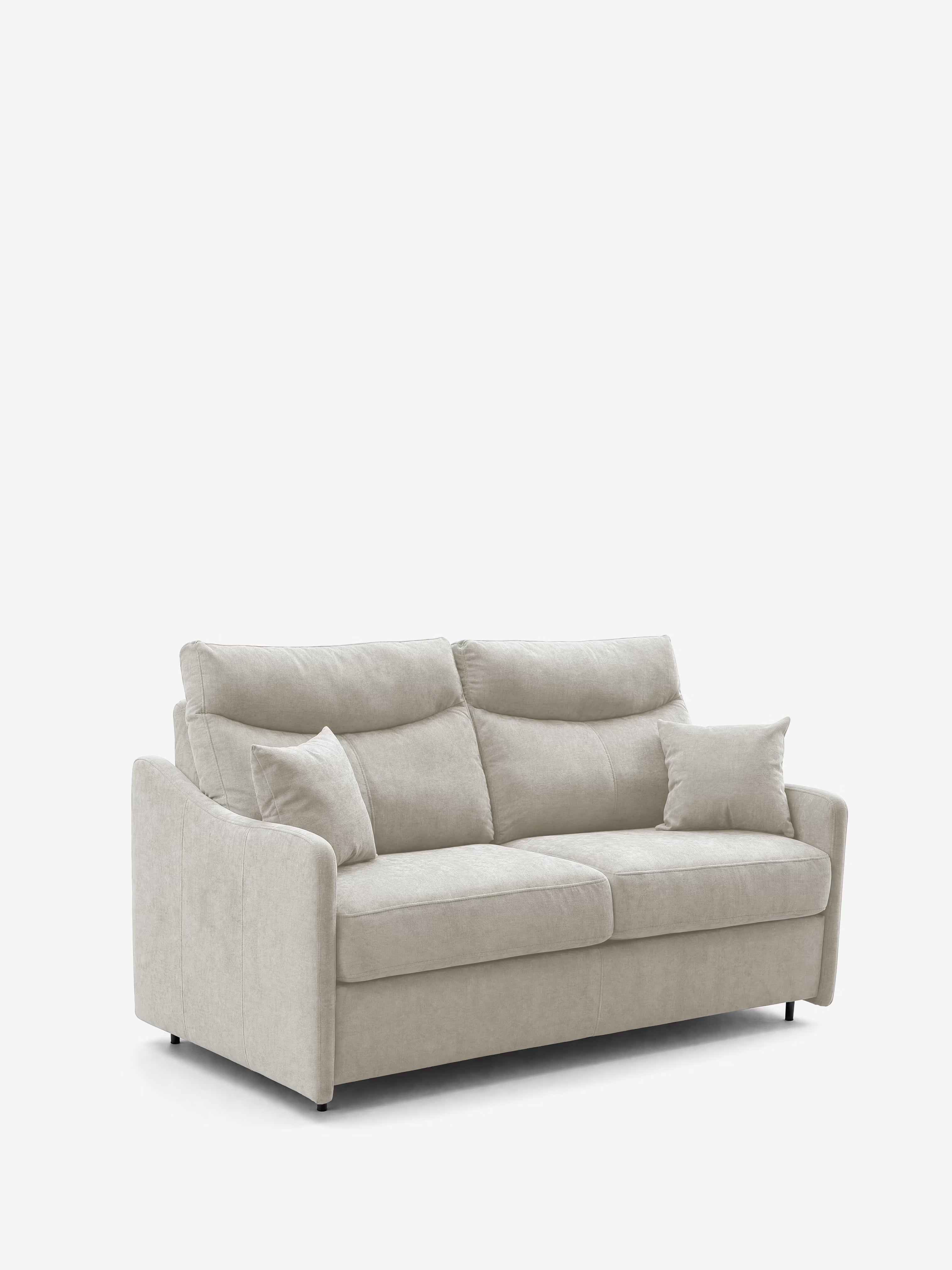 Lodovico Divano letto 3 posti con materasso ALTO 20 cm in tessuto smacchiabile certificato Oeko-Tex
