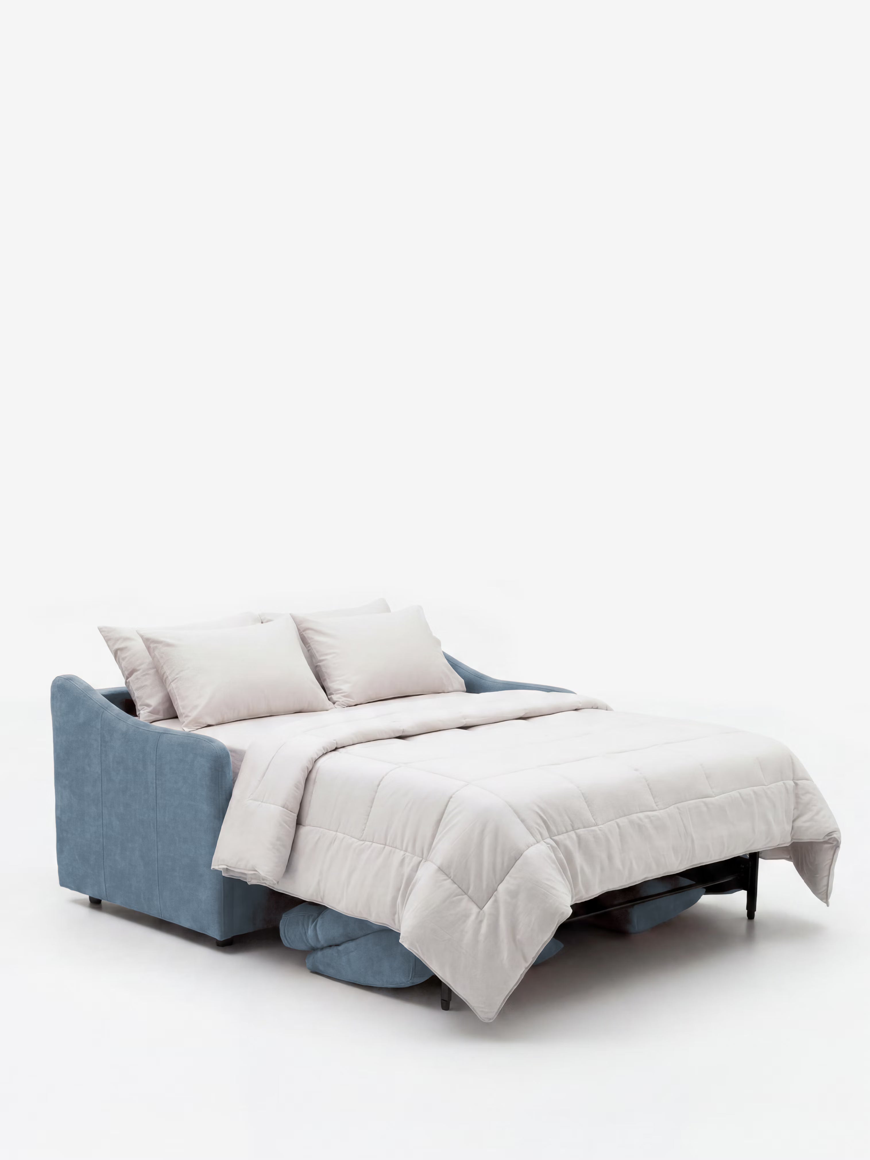 Lodovico Schlafsofa 3-Sitzer mit Matratze HOCH 20 cm aus schmutzabweisendem, Oeko-Tex-zertifiziertem Stoff