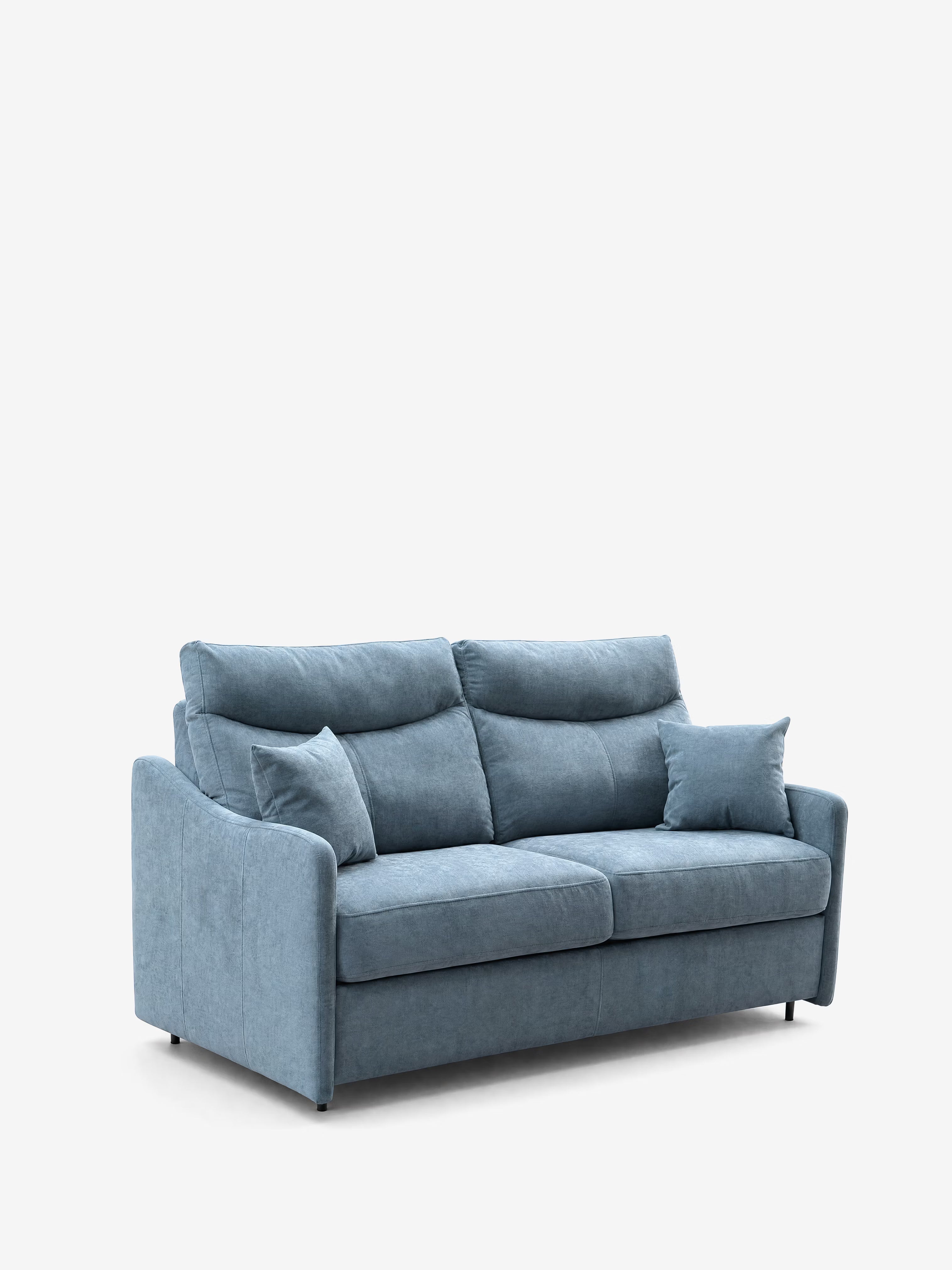Lodovico Schlafsofa 3-Sitzer mit Matratze HOCH 20 cm aus schmutzabweisendem, Oeko-Tex-zertifiziertem Stoff