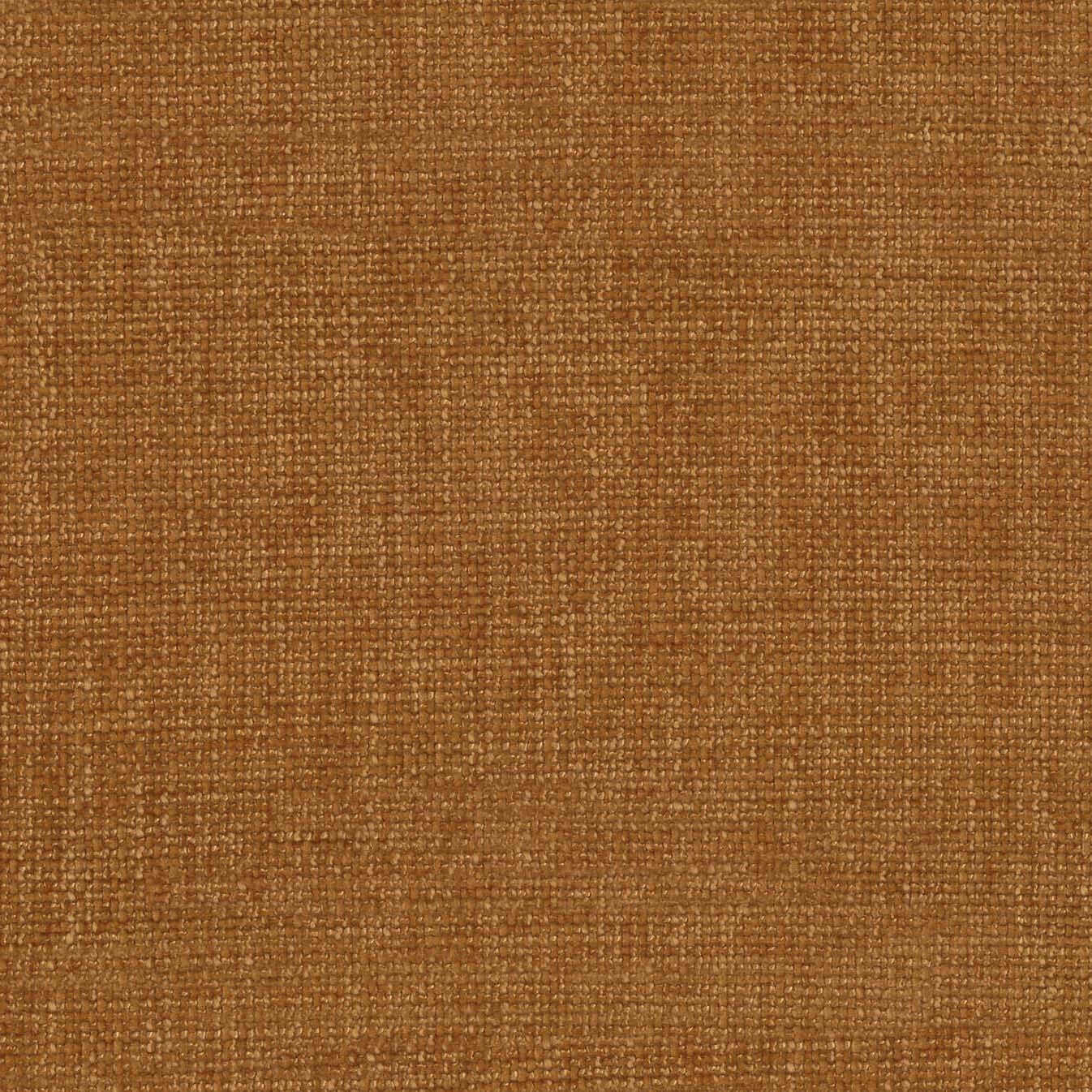 Primo piano dell'Ardex Divano Angolare di Divani.Store, caratterizzato dall'elegante tessuto impermeabile T06 ocra con una trama marrone calda e fitta e sottili variazioni di tonalità, ideale per un divano modulare con schienali e braccioli regolabili.