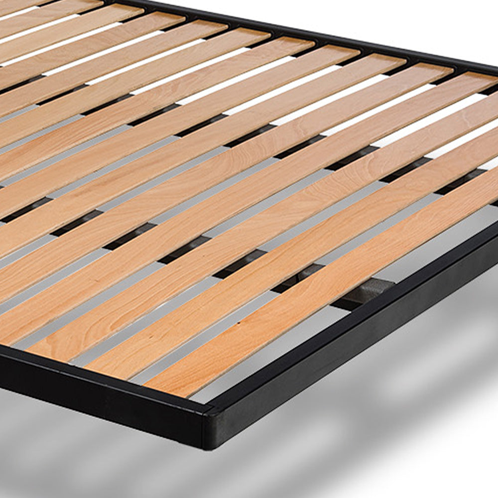 Emma Boxspringbett mit Lattenrost MASTER für matratze 160x190 cm mit entfernbaren Kissen aus abwaschbarer Mikrofaser T11 creme