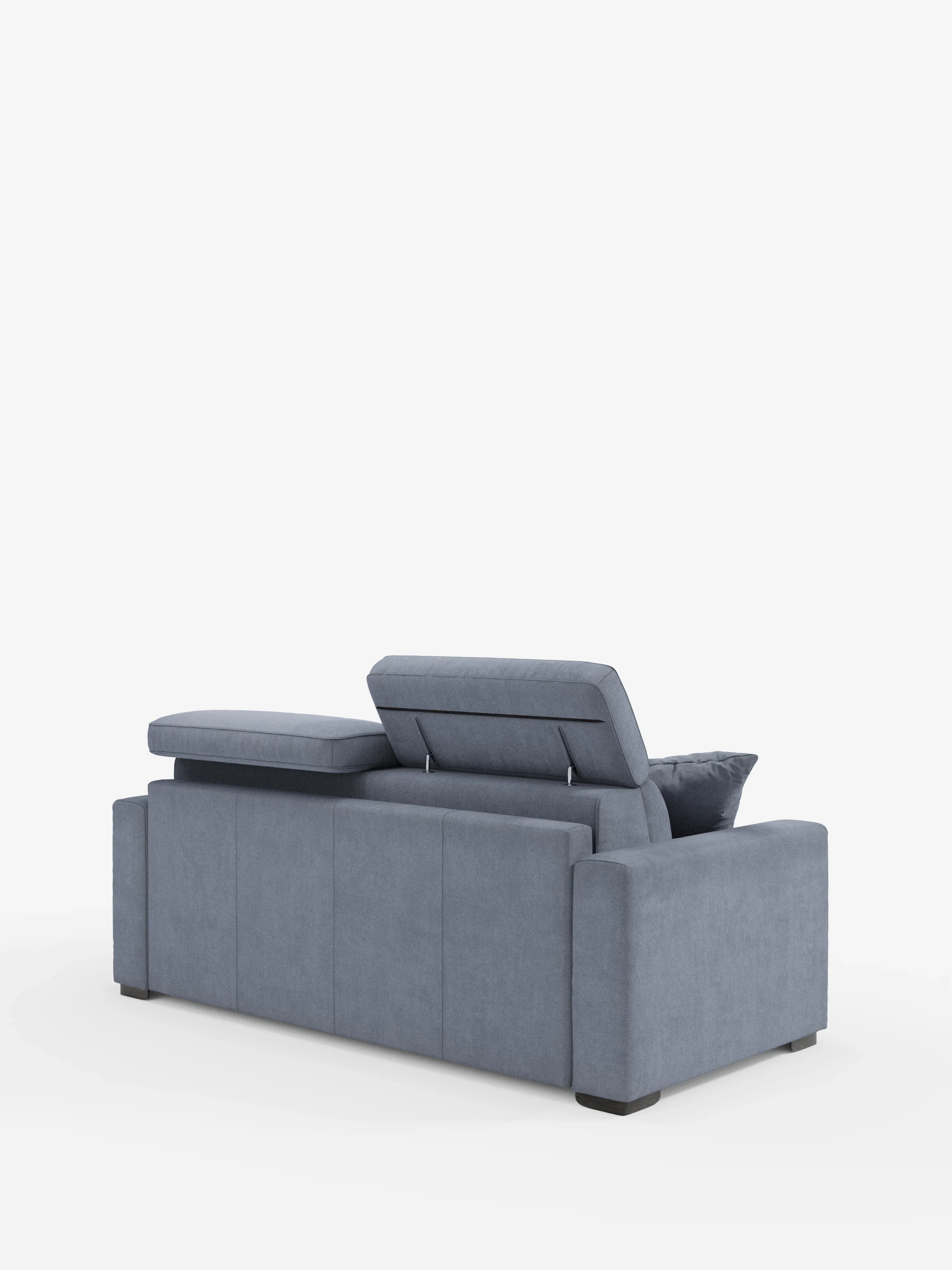 Maximus Schlafsofa 3-Sitzer und Matratze HOCH 20 cm – verstellbare Kopfstützen aus fleckenabweisendem Oeko-Tex-Stoff