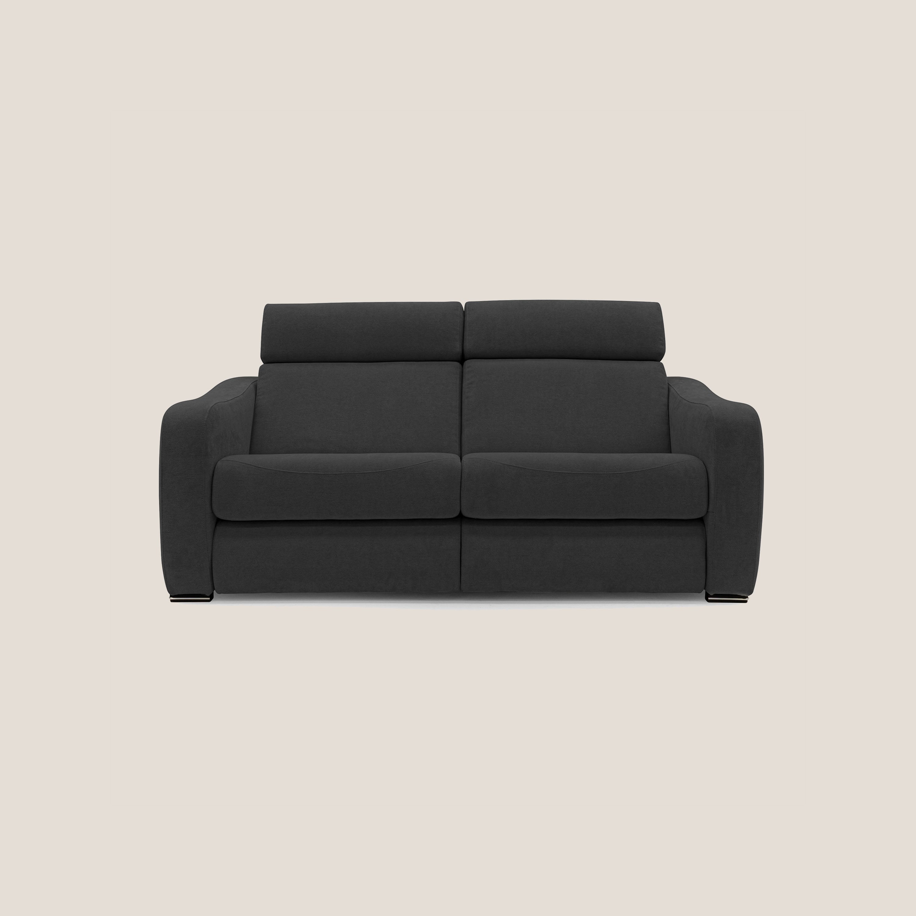 Gummy Divano con meccanismo relax elettrico nero - divani.store