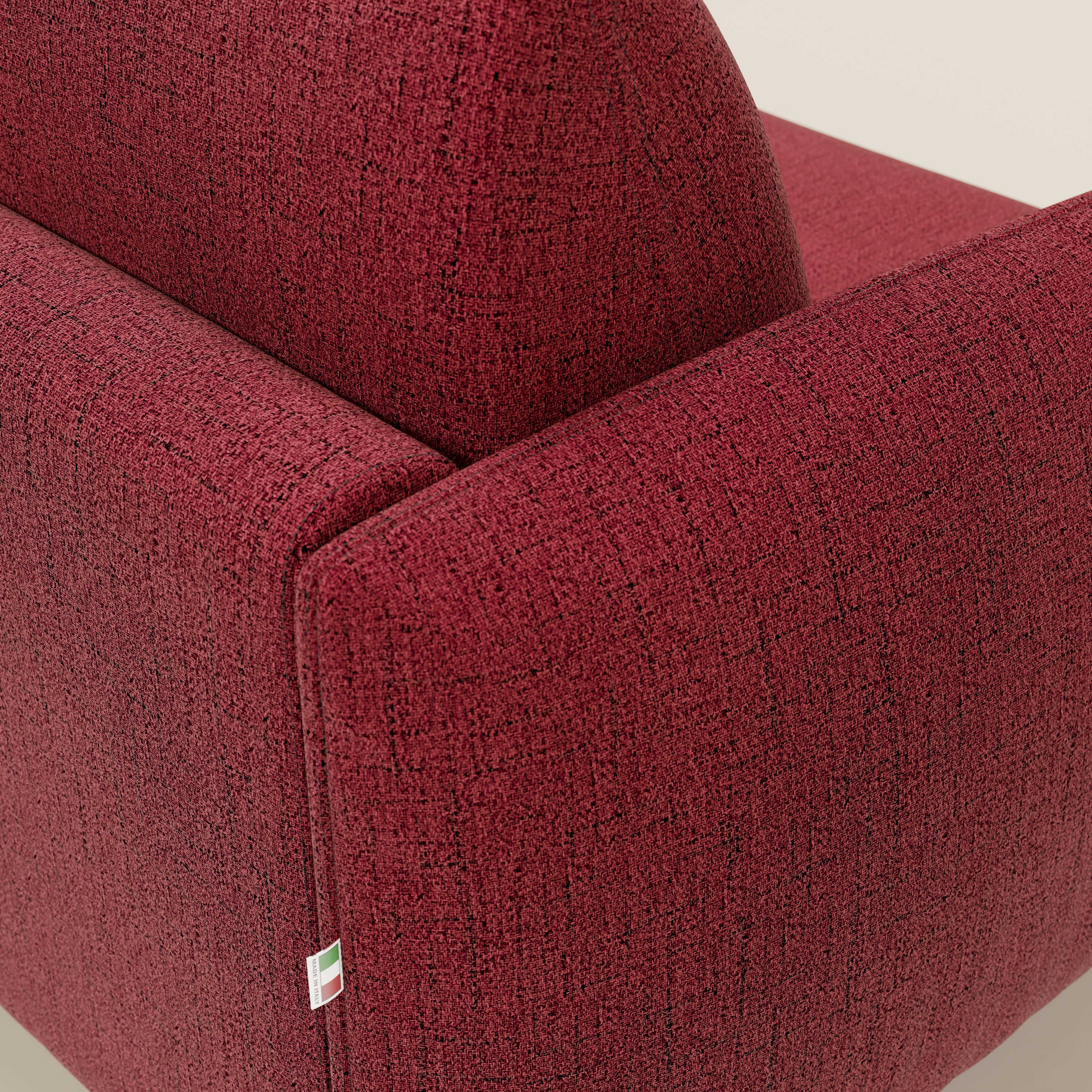 Ninfea Divano Letto Angolare con Penisola Contenitore e Materasso H18 cm - piedini in metallo e Tessuto impermeabile T03 - divani.store