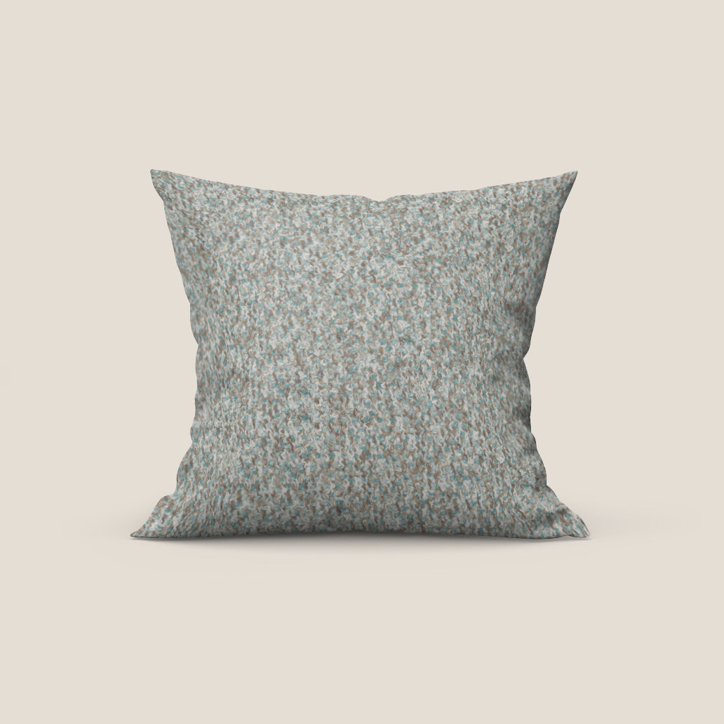 Sonic cuscino disponibile in diversi colori realizzato in pregiato bouclé smacchiabile T12 verde - divani.store