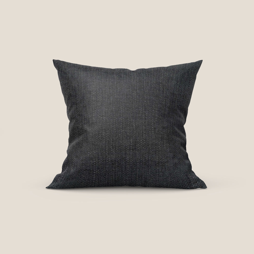 Miami cuscino disponibile in diversi colori realizzato in morbido tessuto impermeabile T14 antracite - divani.store
