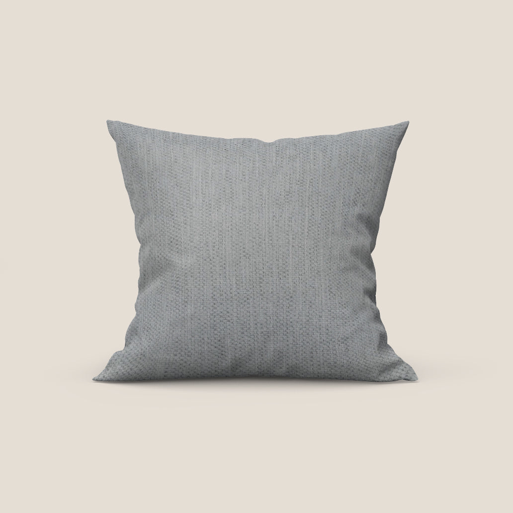 Miami cuscino disponibile in diversi colori realizzato in morbido tessuto impermeabile T14 grigio chiaro - divani.store