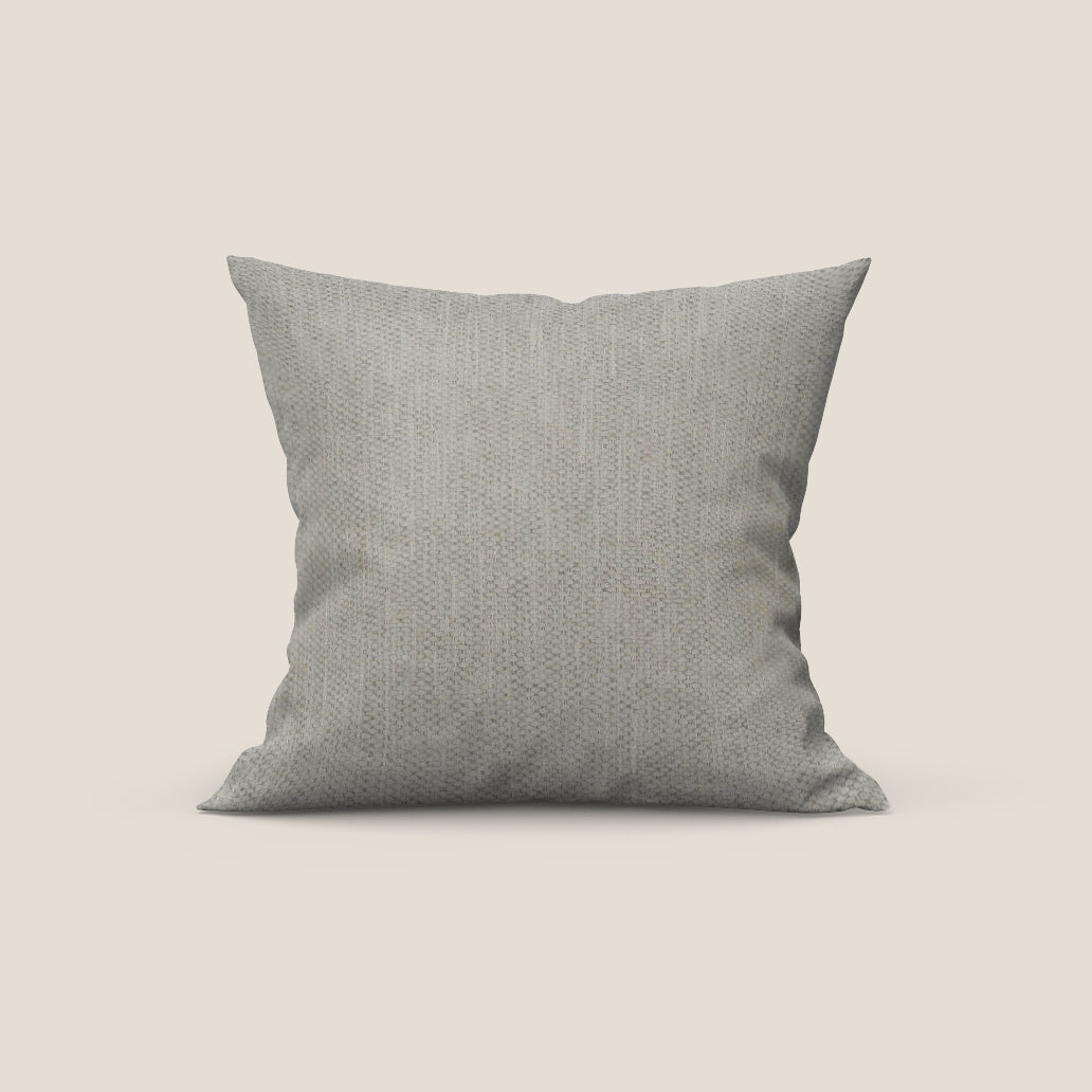 Miami cuscino disponibile in diversi colori realizzato in morbido tessuto impermeabile T14 tortora - divani.store