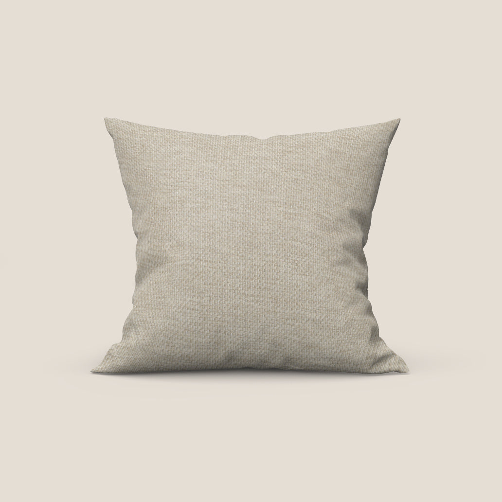 Tauro cuscino disponibile in diversi colori in tessuto misto cotone smacchiabile T18 panna - divani.store
