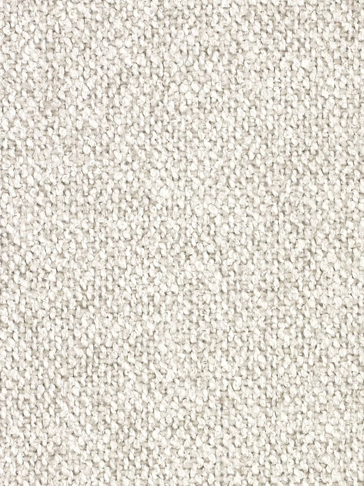 Un primo piano del tessuto beige chiaro dalla trama ruvida utilizzato per il divano angolare Croissant, dal design a fagiolo e con schienali traslanti in morbido tessuto effetto cotone smacchiabile T33, che mostra una trama uniforme, morbida e piacevole al tatto.