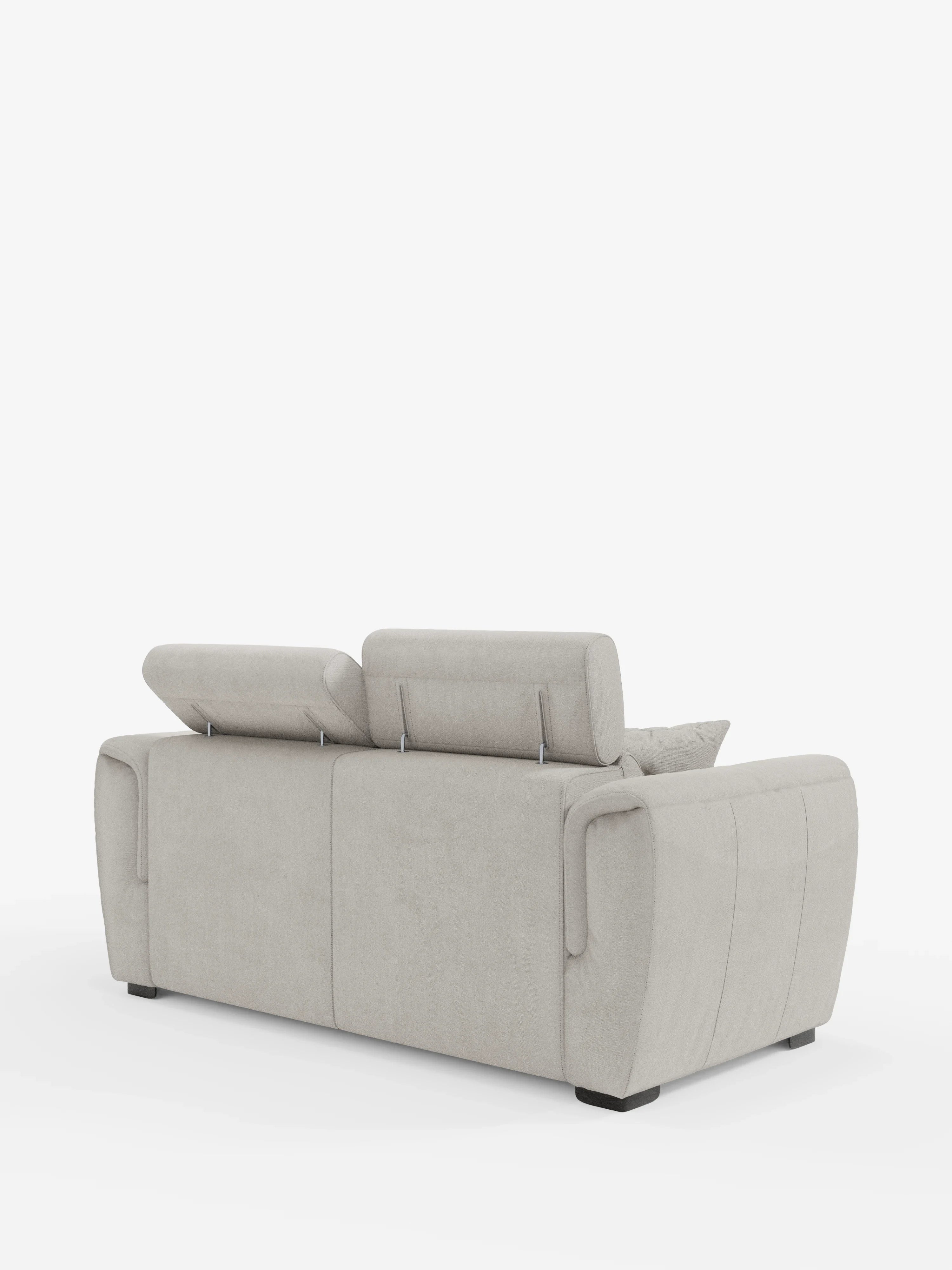 Titano 2-Sitzer-Ausziehsofa mit verstellbaren Kopfstützen aus schmutzabweisendem Oeko-Tex®-Stoff
