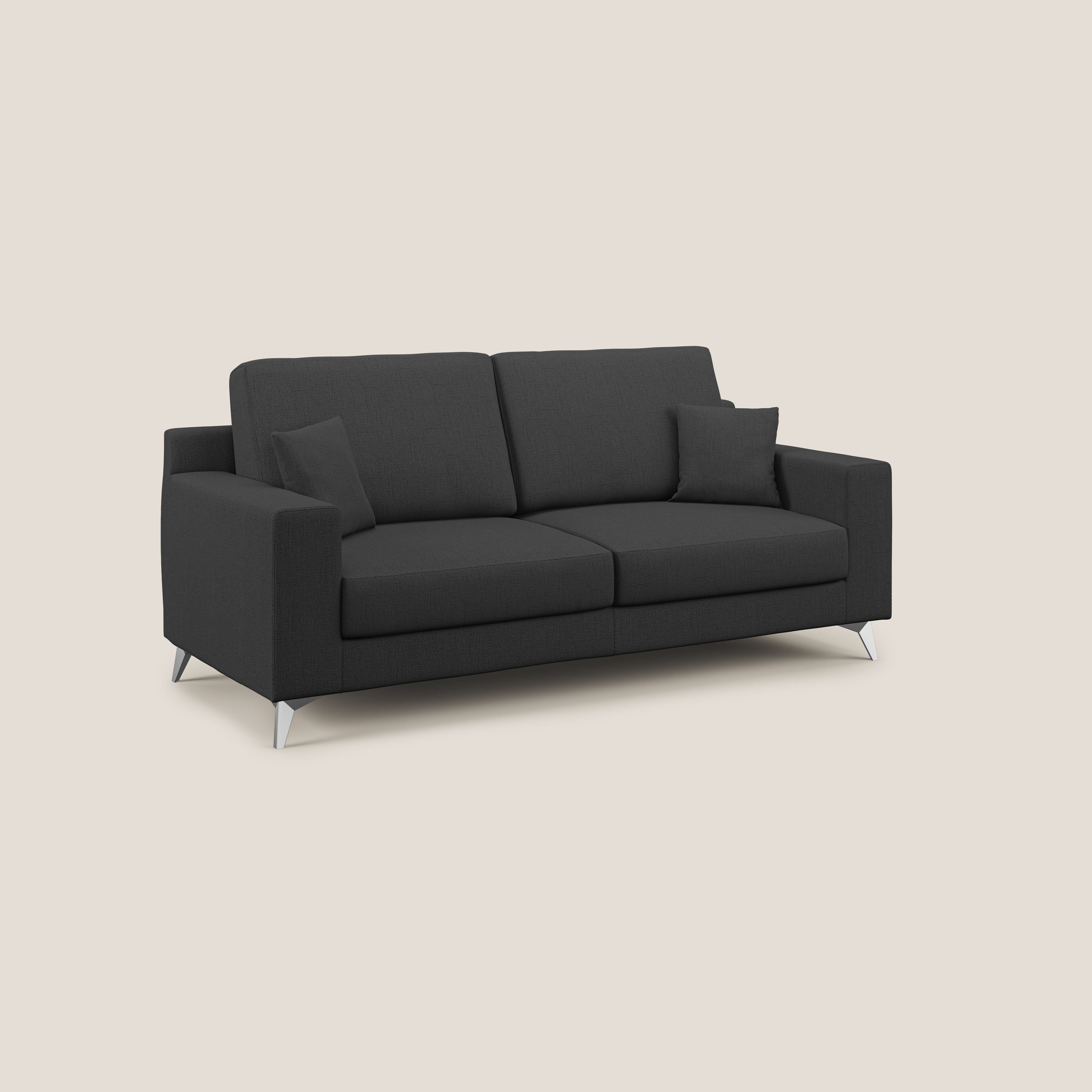 Michael Divano in tessuto impermeabile antimacchia T03 antracite - divani.store