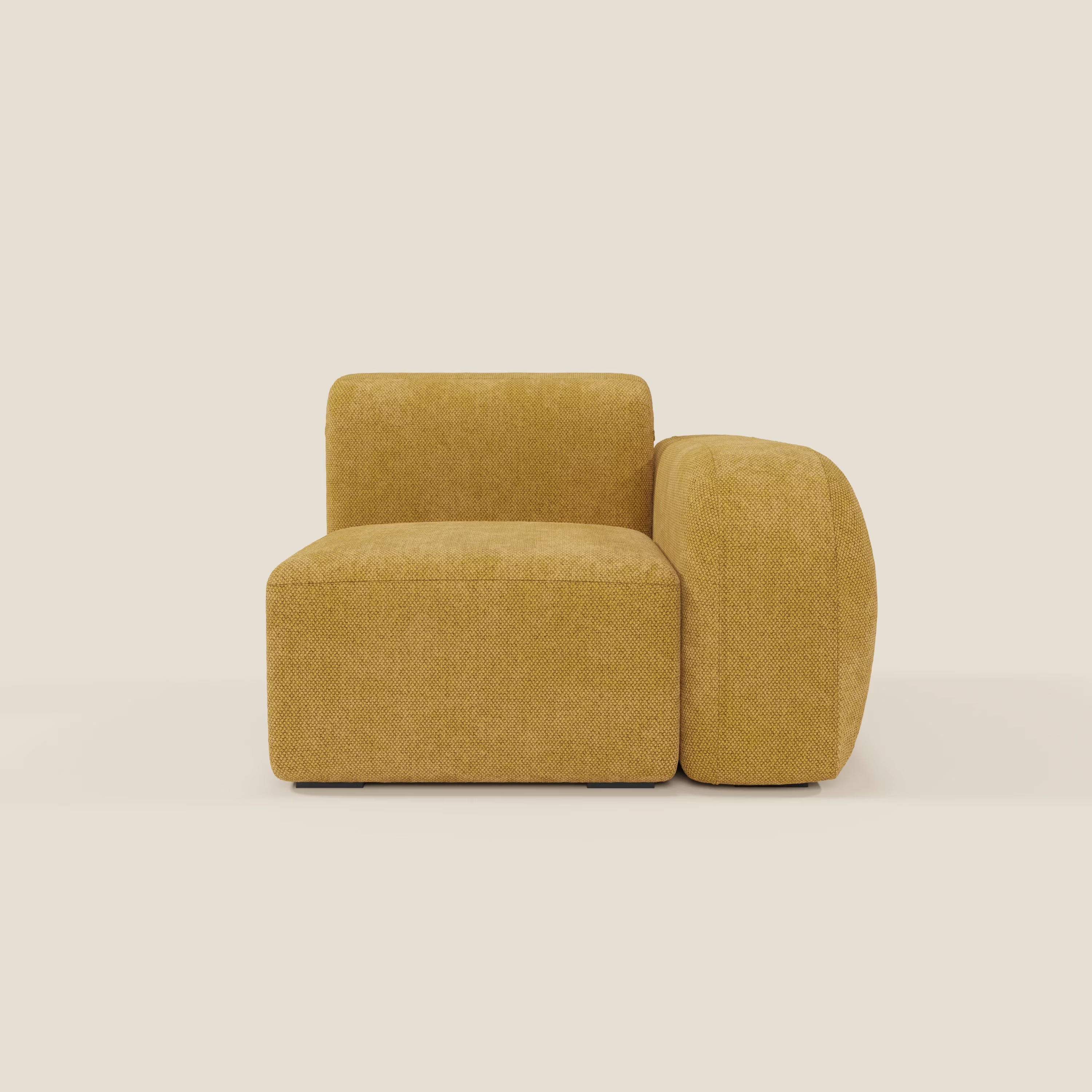 BonBon Endmodul 105 cm links oder rechts – Edition „Grande Fratello“ gelb