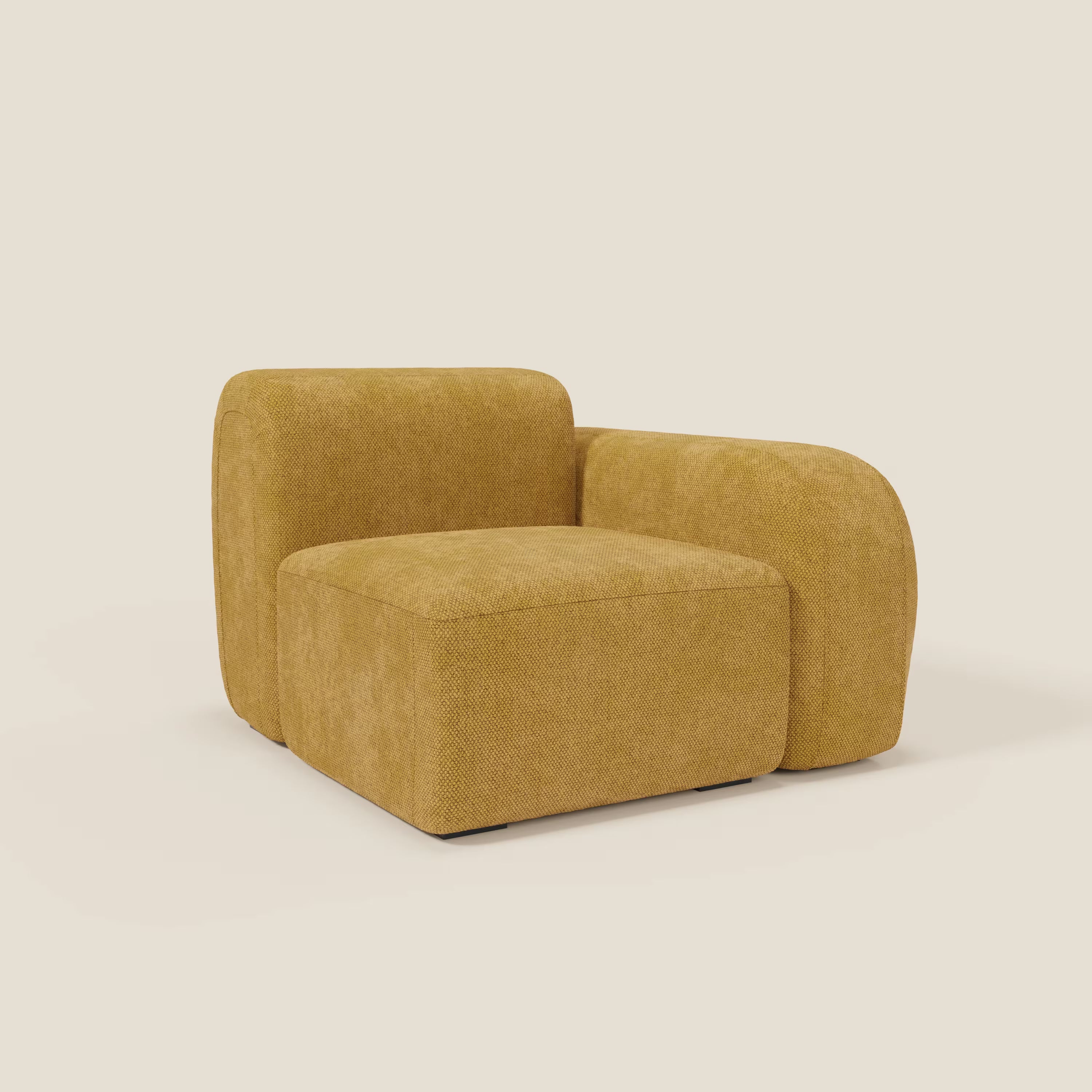 BonBon Endmodul 105 cm links oder rechts – Edition „Grande Fratello“ gelb