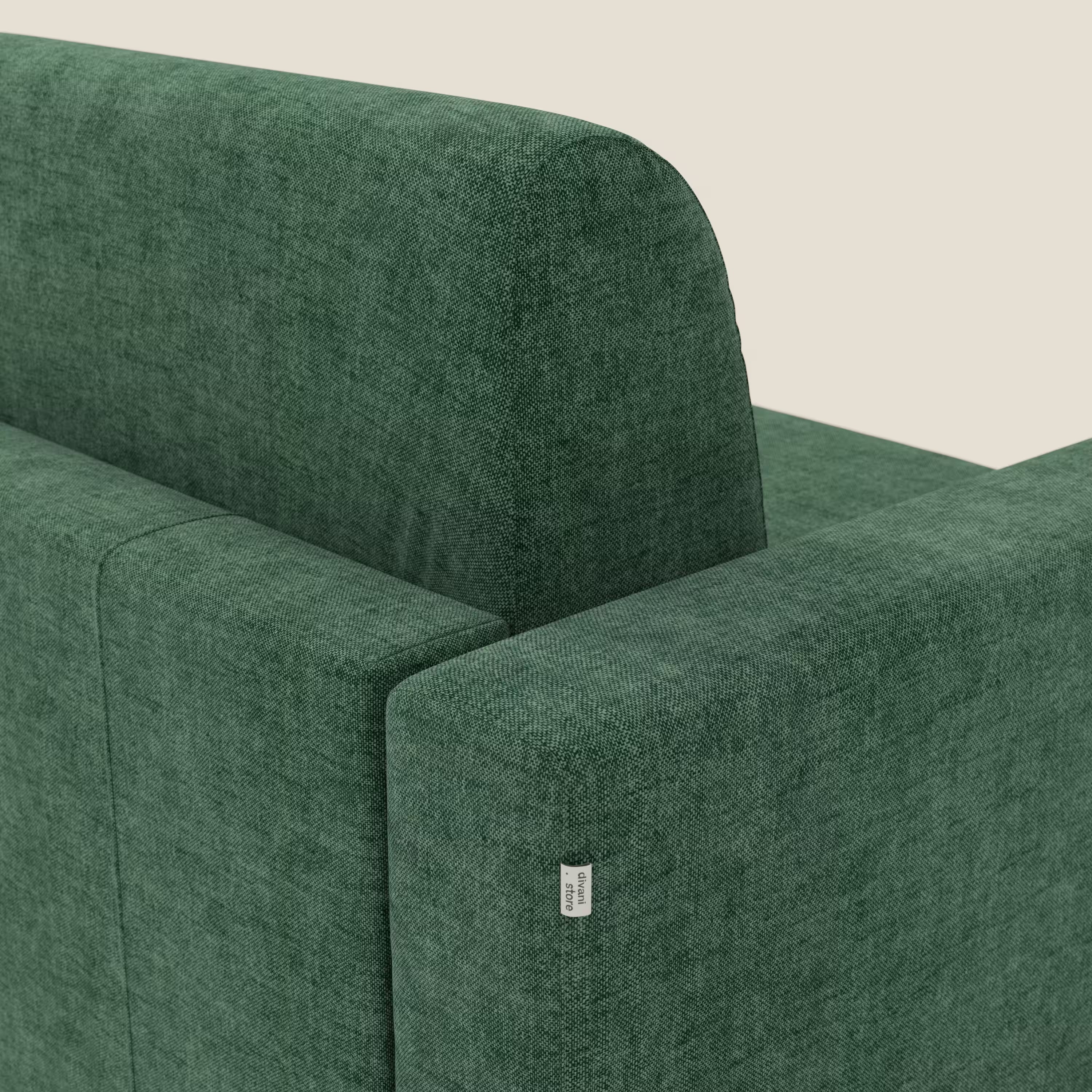 Diomede Schlafsofa aus pflegeleichtem Samt mit abnehmbarem Bezug – modernes Design und Komfort in T35 grün